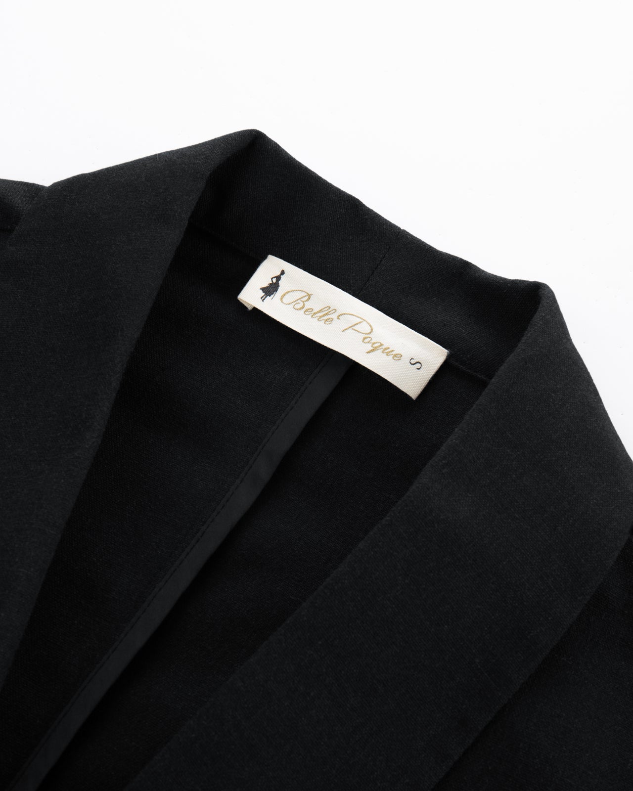 belle poque BP Women Vintage Shawl Lapel Blazer Coat OL One-Button Back Slit Suit Coat