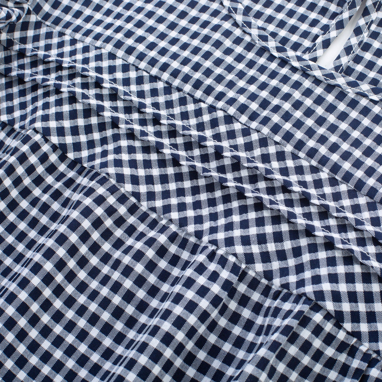 belle poque BP Women Vintage Plaided Tops Flutter Sleeve Crew Neck Keyhole Back Tops