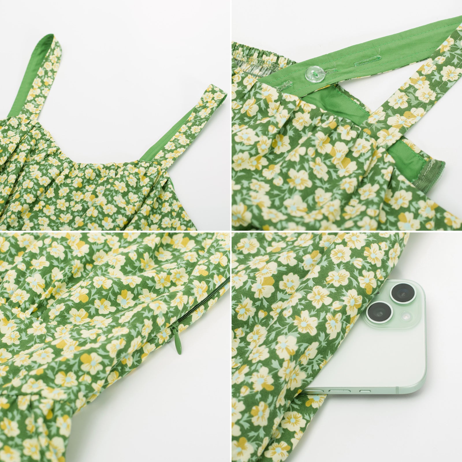 belle poque Vintage Two-Way Defined Waist Dress Ruched Bodice Flared A-Line Dress