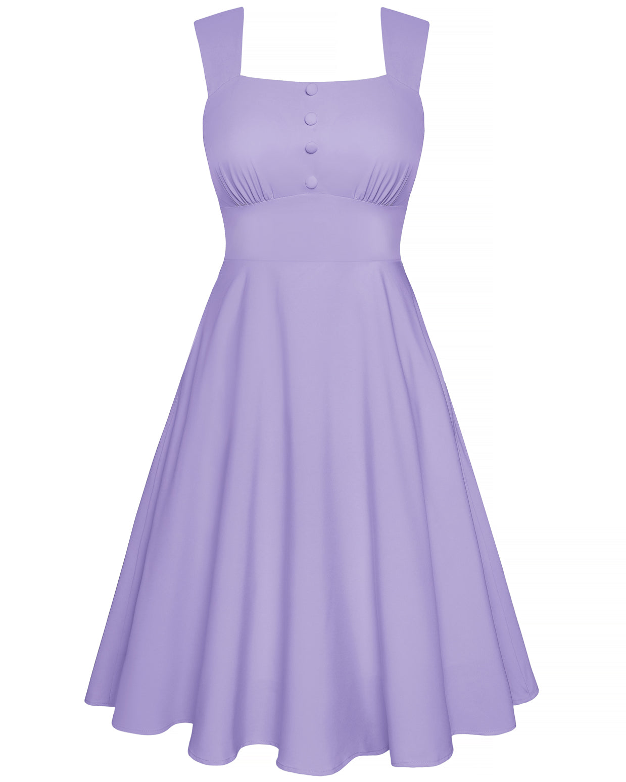 belle poque Sundress for Women A Line Midi Dress Summer Cocktail Tea Party Dress with Pockets Purple
