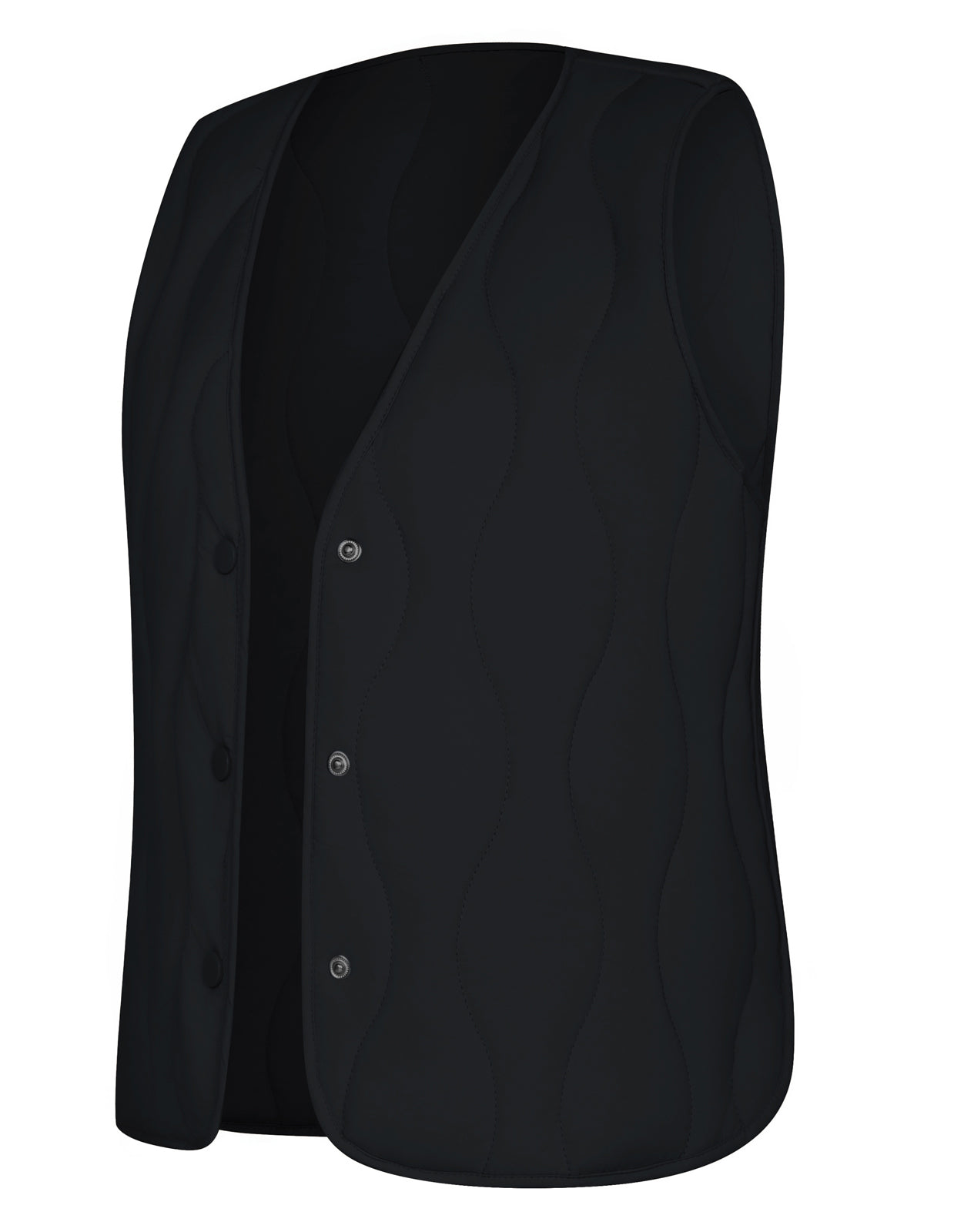 belle poque Vintage Padded Vest Sleeveless V-Neck Single Breasted Warm Vest Coat