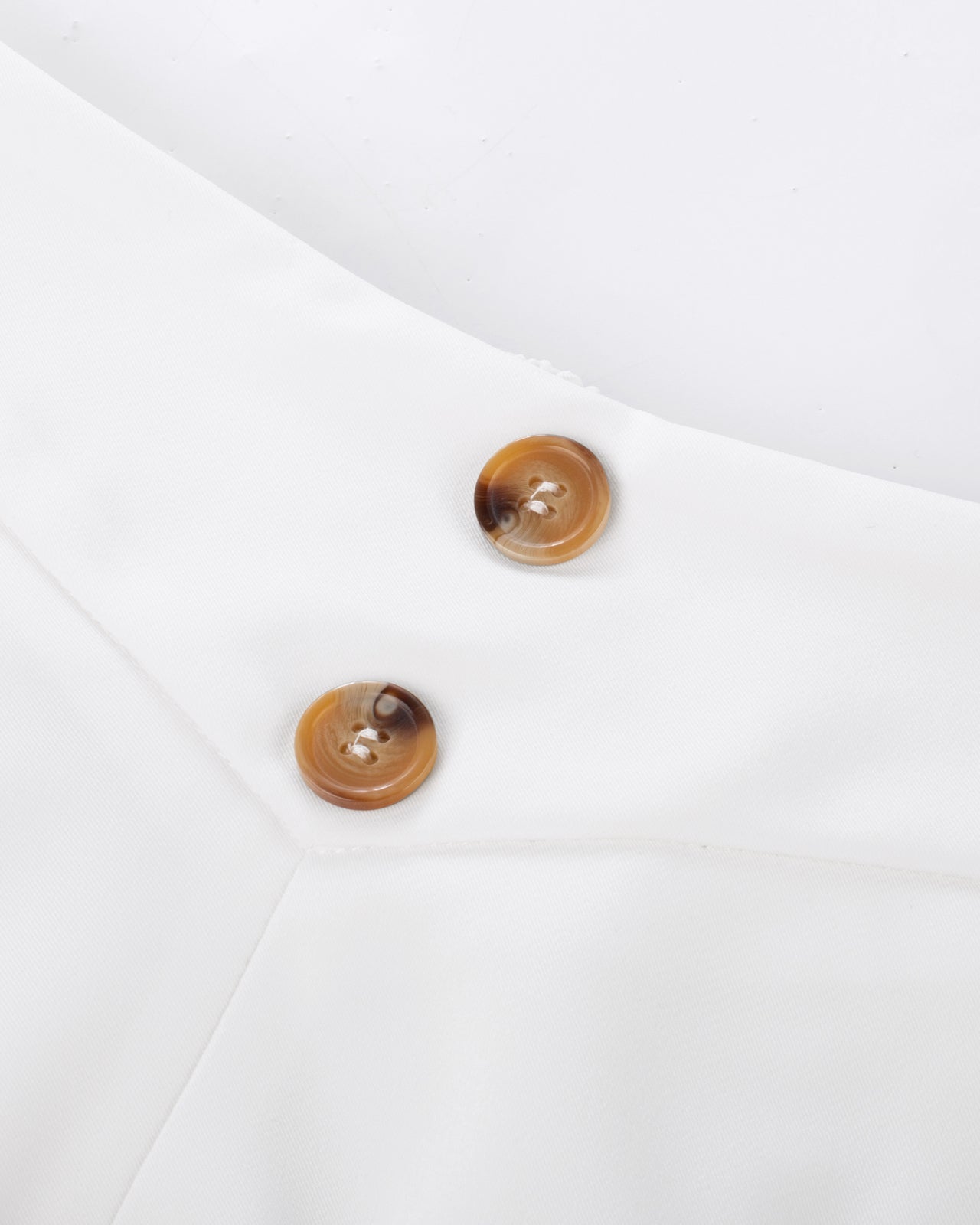 belle poque Vintage Front Slit Swing Skirt High Waist Buttons Decorated Skirt