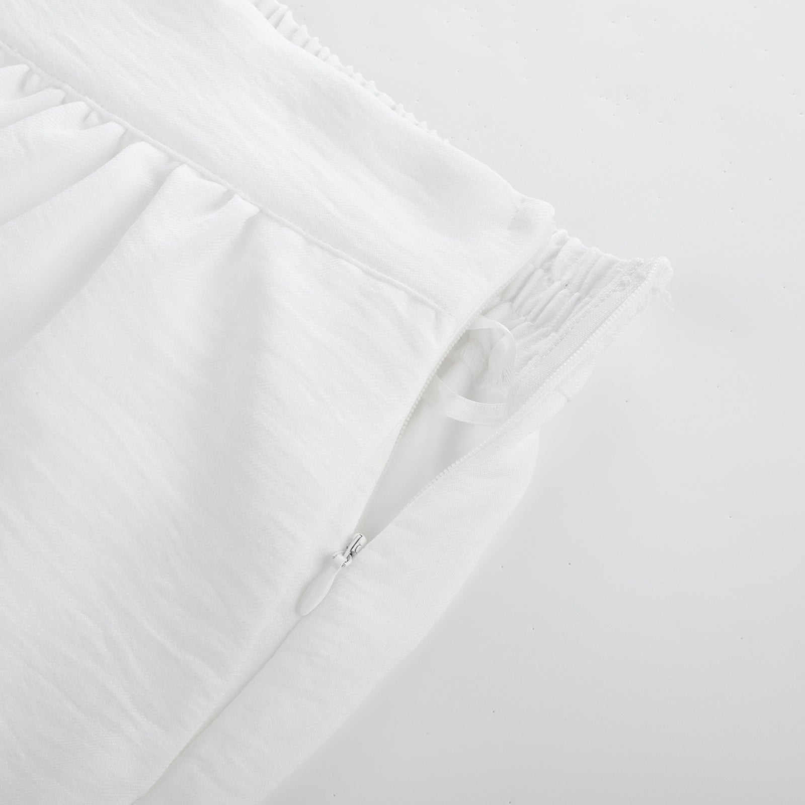 belle poque BP Women Vintage 2-Layer Swing Skirt Elastic High Waist Maxi Skirt