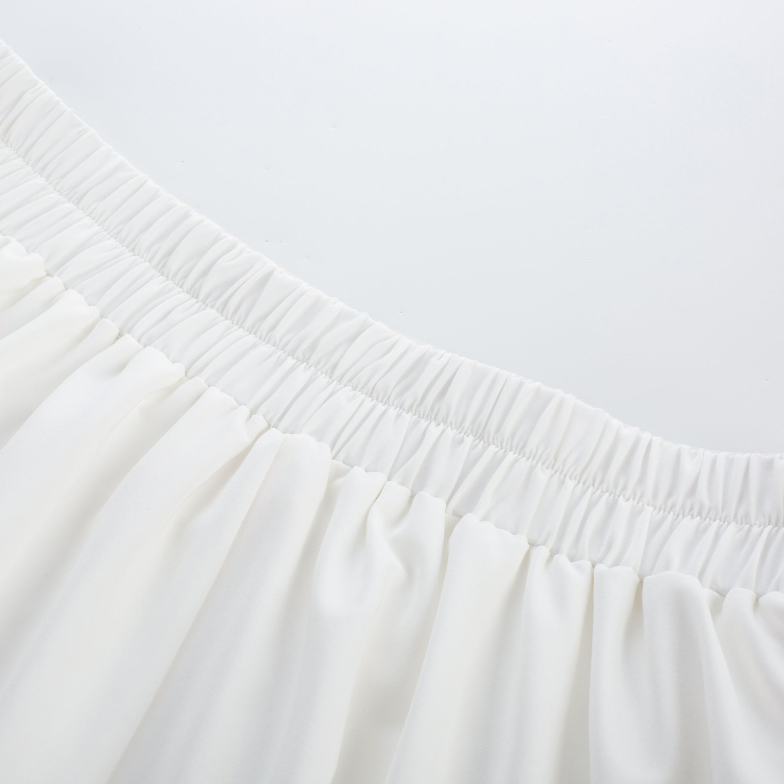 belle poque BP Women Vintage Swing Skirt Elastic Waist Button Decorated Flared A-Line Skirt