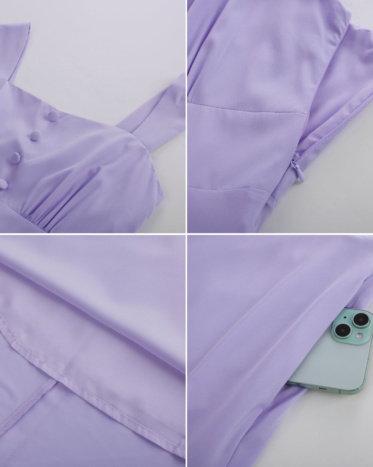 belle poque Sundress for Women A Line Midi Dress Summer Cocktail Tea Party Dress with Pockets