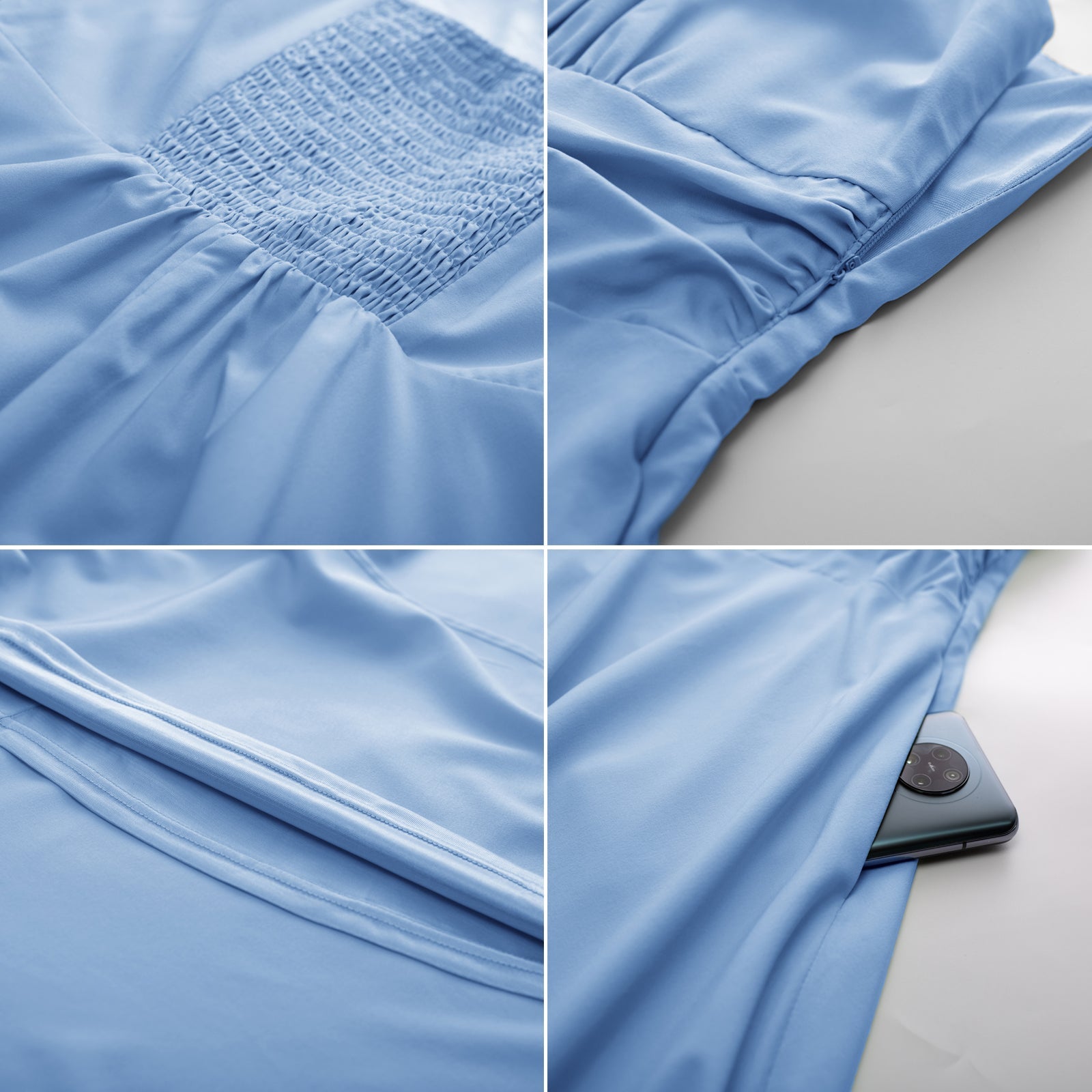 belle poque 2025 Summer Dresses for Women Midi Sun Dress Cute Casual Dress with Pockets