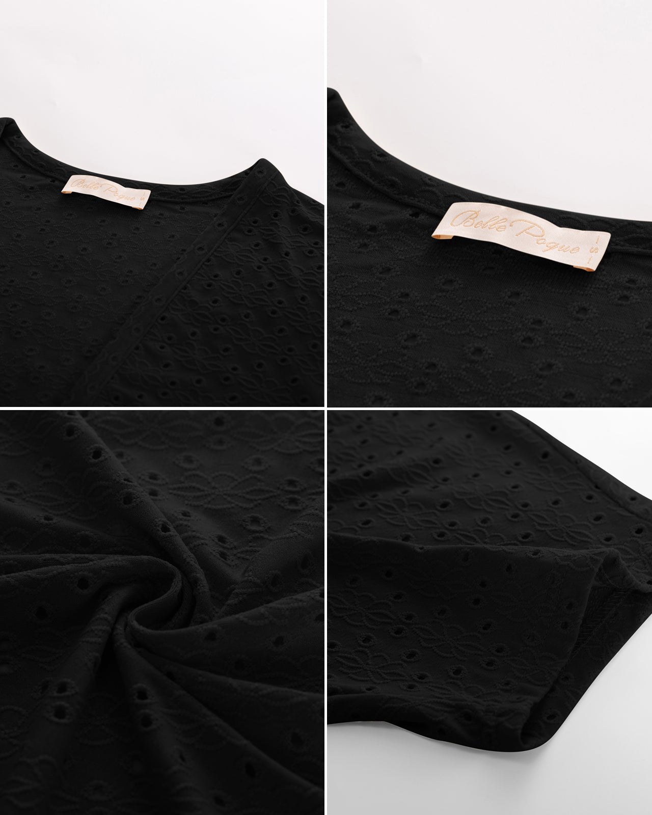 belle poque Vintage Open Front Bolero Shrug Batwing Short Sleeve