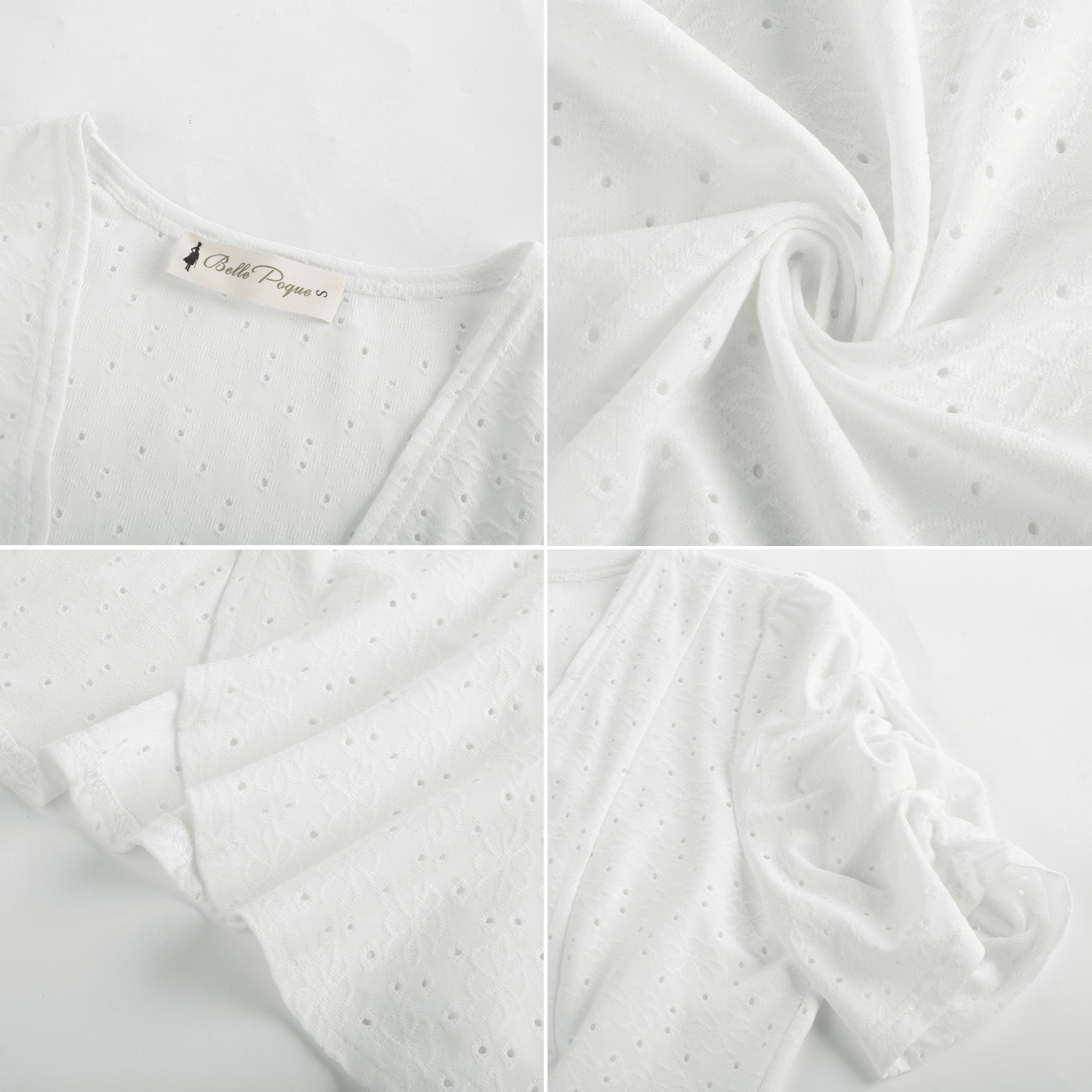 belle poque Spring 2026 Women's Short Sleeve Bolero Shrug Lightweight Cardigan