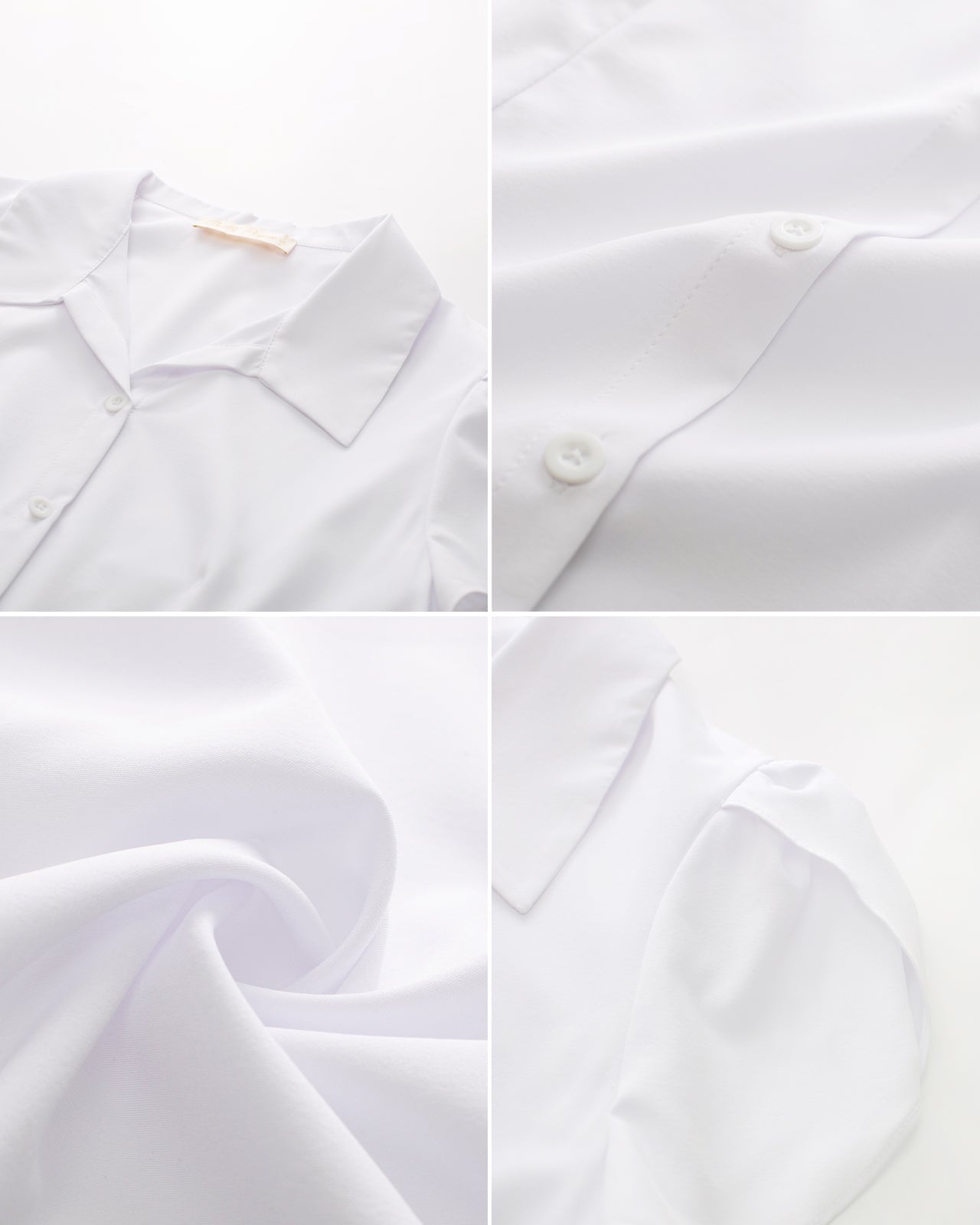 belle poque Business Casual Shirts Tops Summer Button Blouse for Women