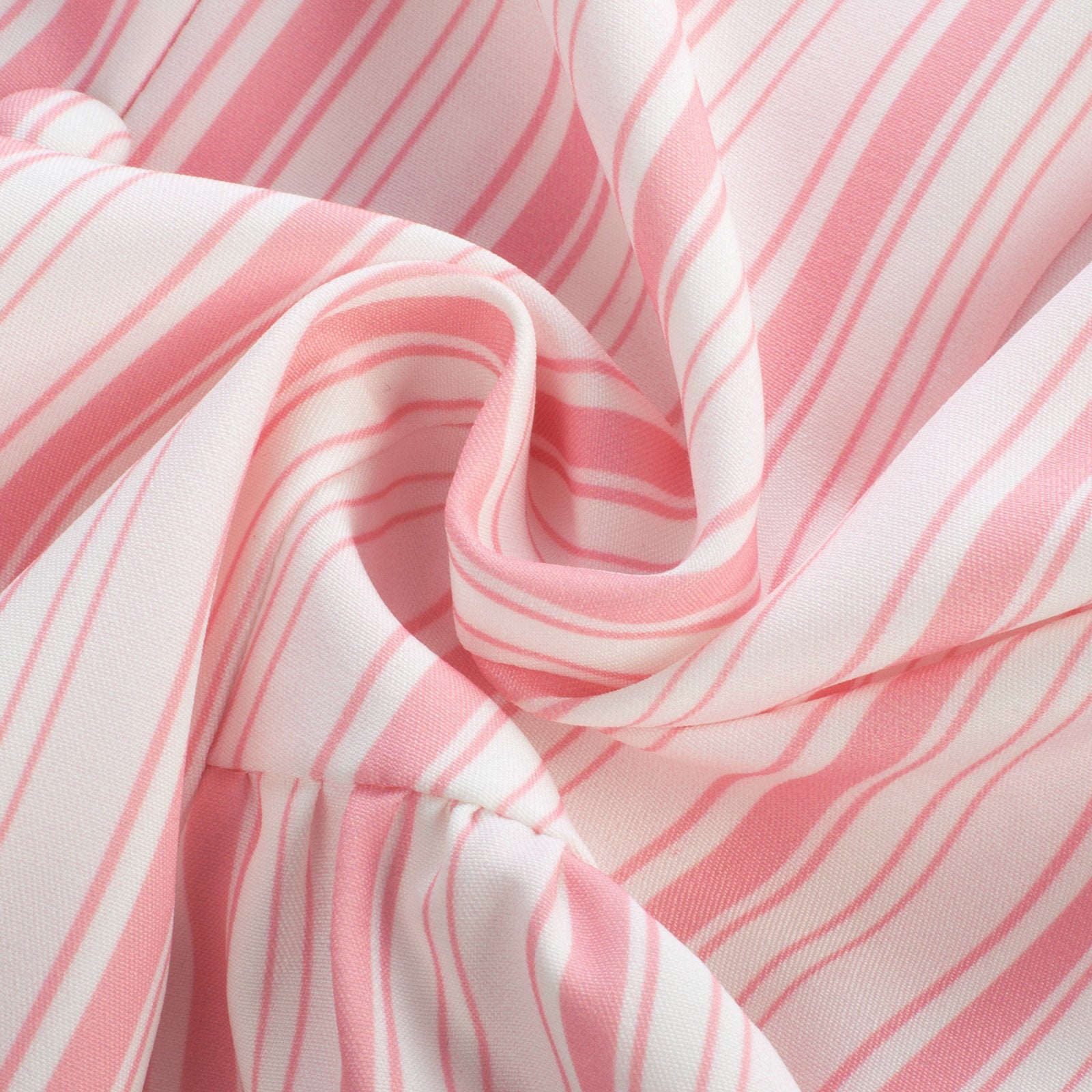 belle poque BP Women Vintage Striped Peplum Hem Tops Sleeveless Square Neck A-Line Tops