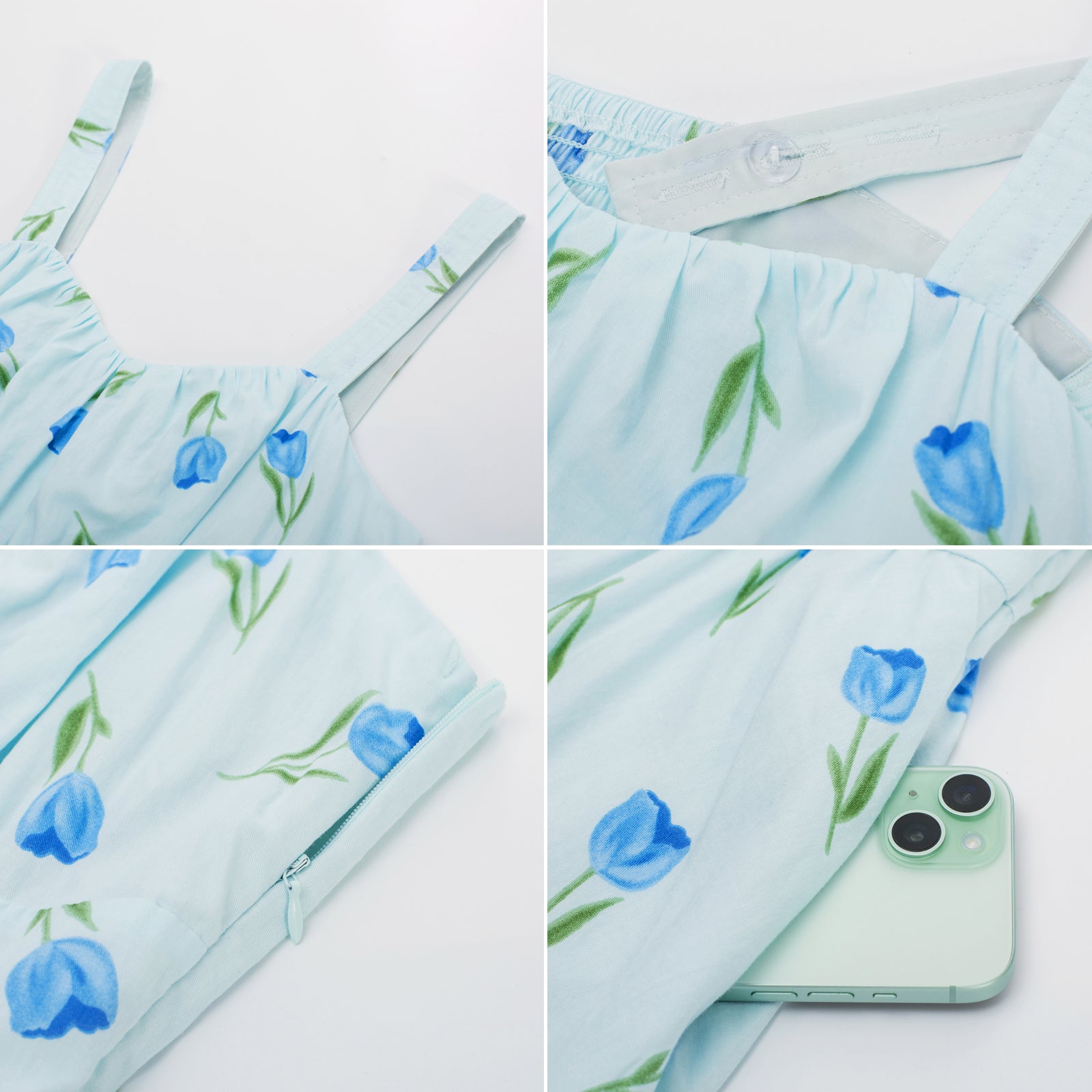 belle poque Vintage Two-Way Defined Waist Dress Ruched Bodice Flared A-Line Dress