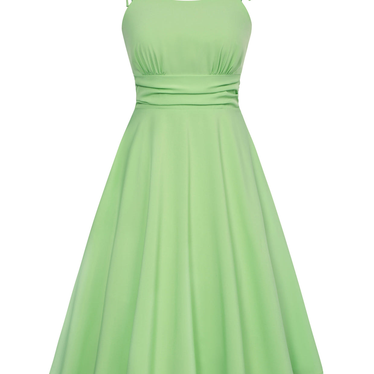 belle poque Summer Slip Dresses for Women Spaghetti Strap Midi Sun Dress Cute Casual Dress with Pockets Green