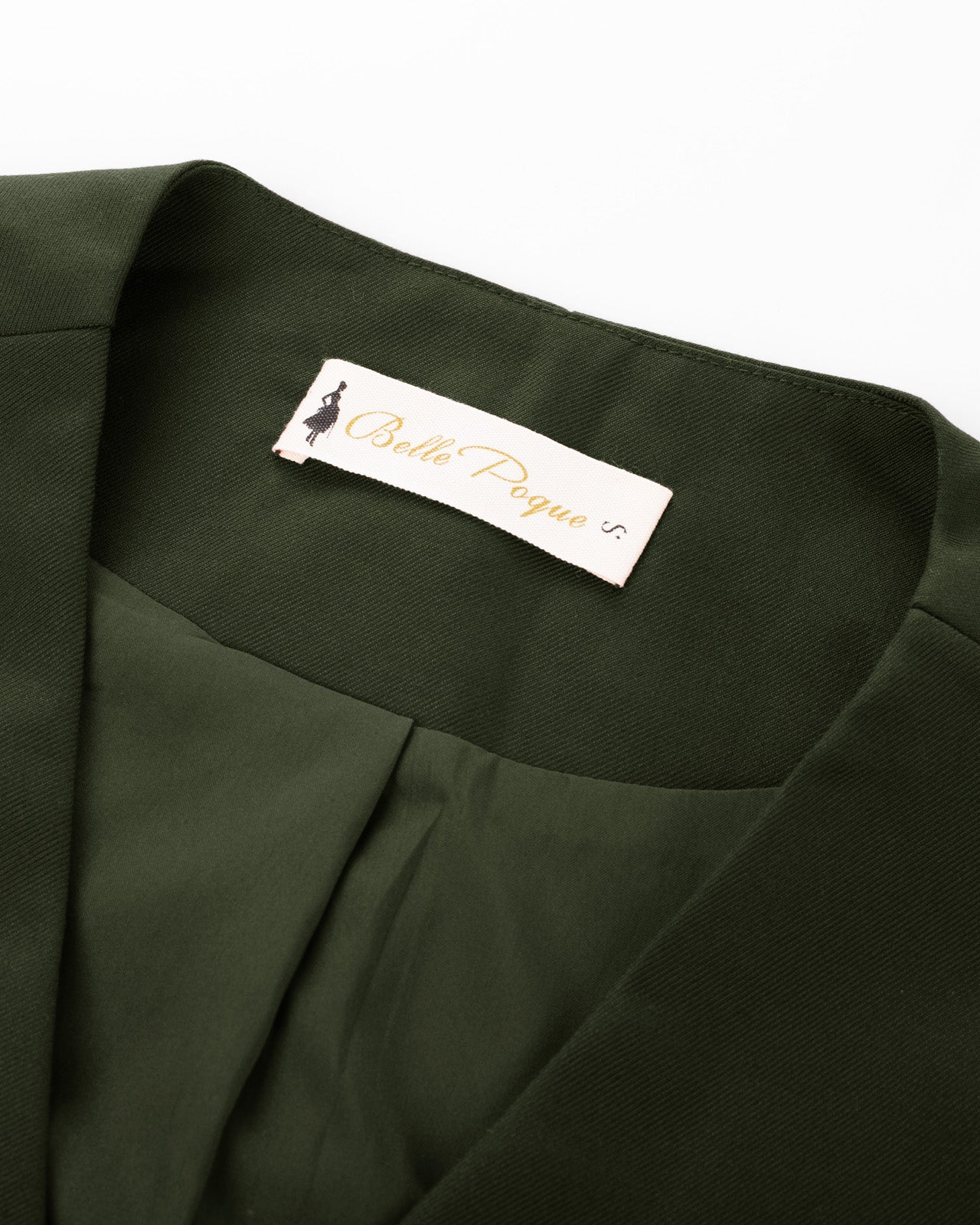 belle poque Vintage Oblique Placket Vest Coat V-Neck Handkerchief Hem Waistcoat