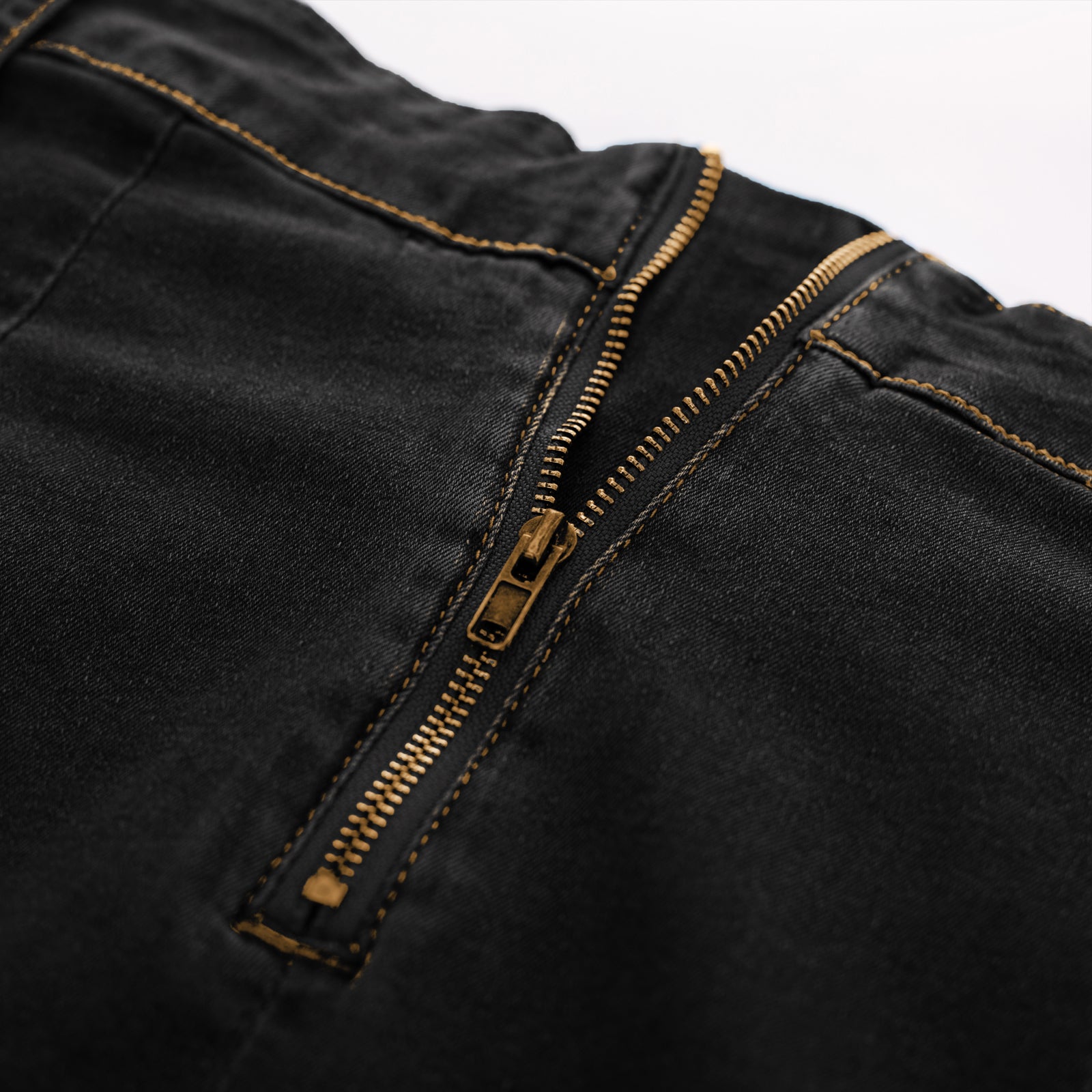 belle poque Vintage Jean Skirt with Belt High Waist Ruched Front Bodycon Skirt