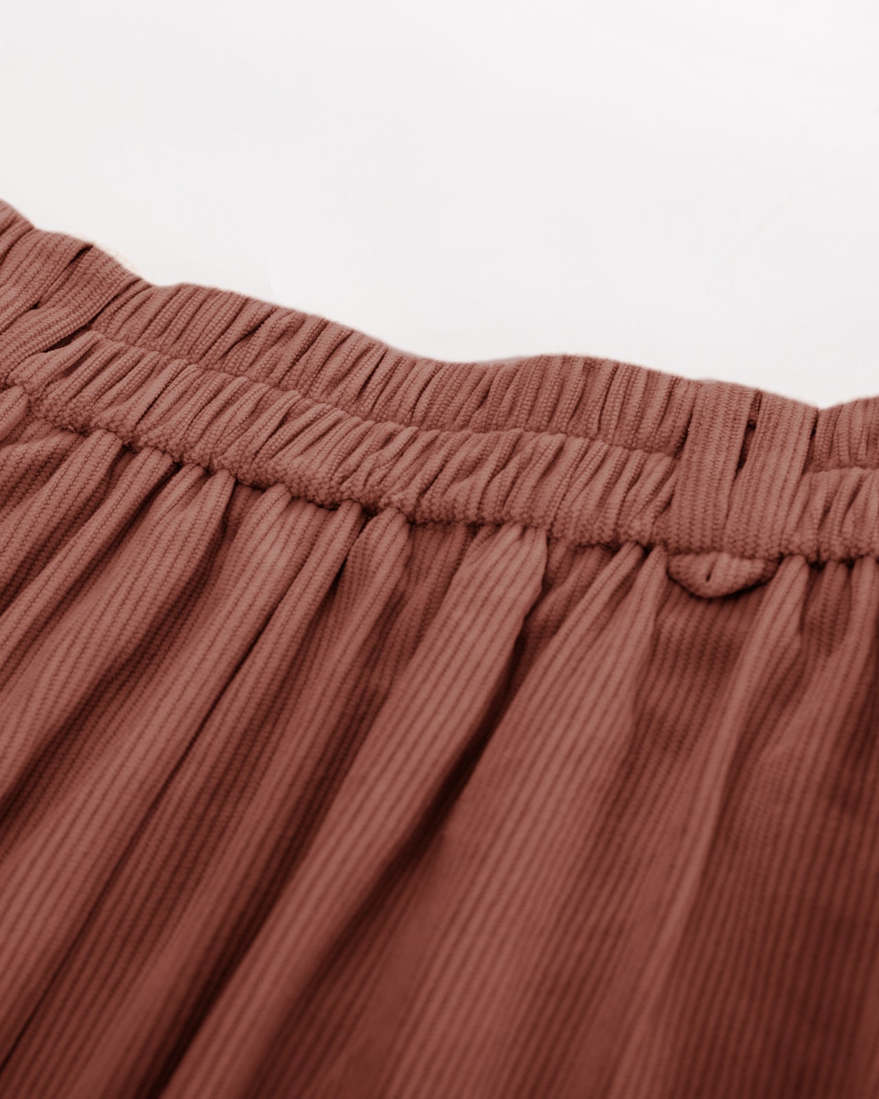 belle poque Vintage Swing Skirt Elastic Waist Flared A-Line Mid-Calf Skirt