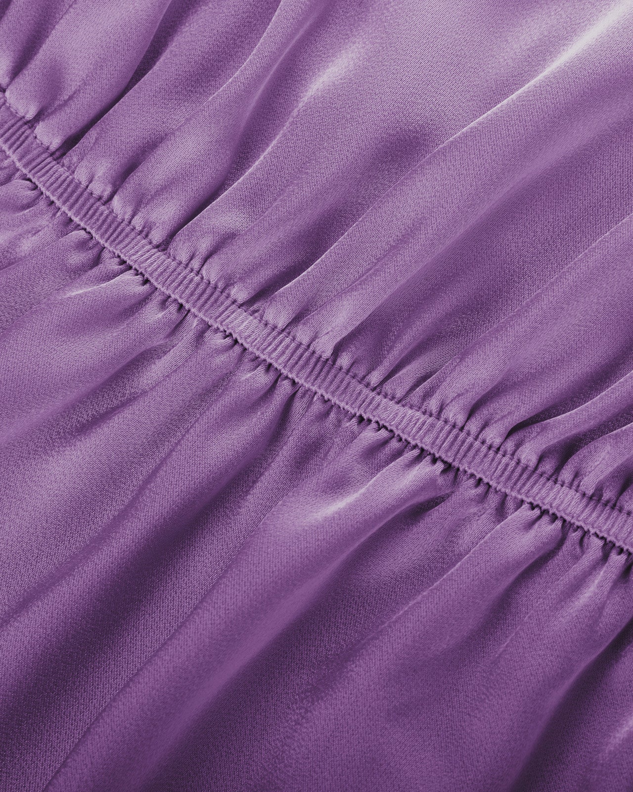 belle poque Vintage Elastic Waist Blouse Long Sleeve Lapel V-Neck Pullover Tops