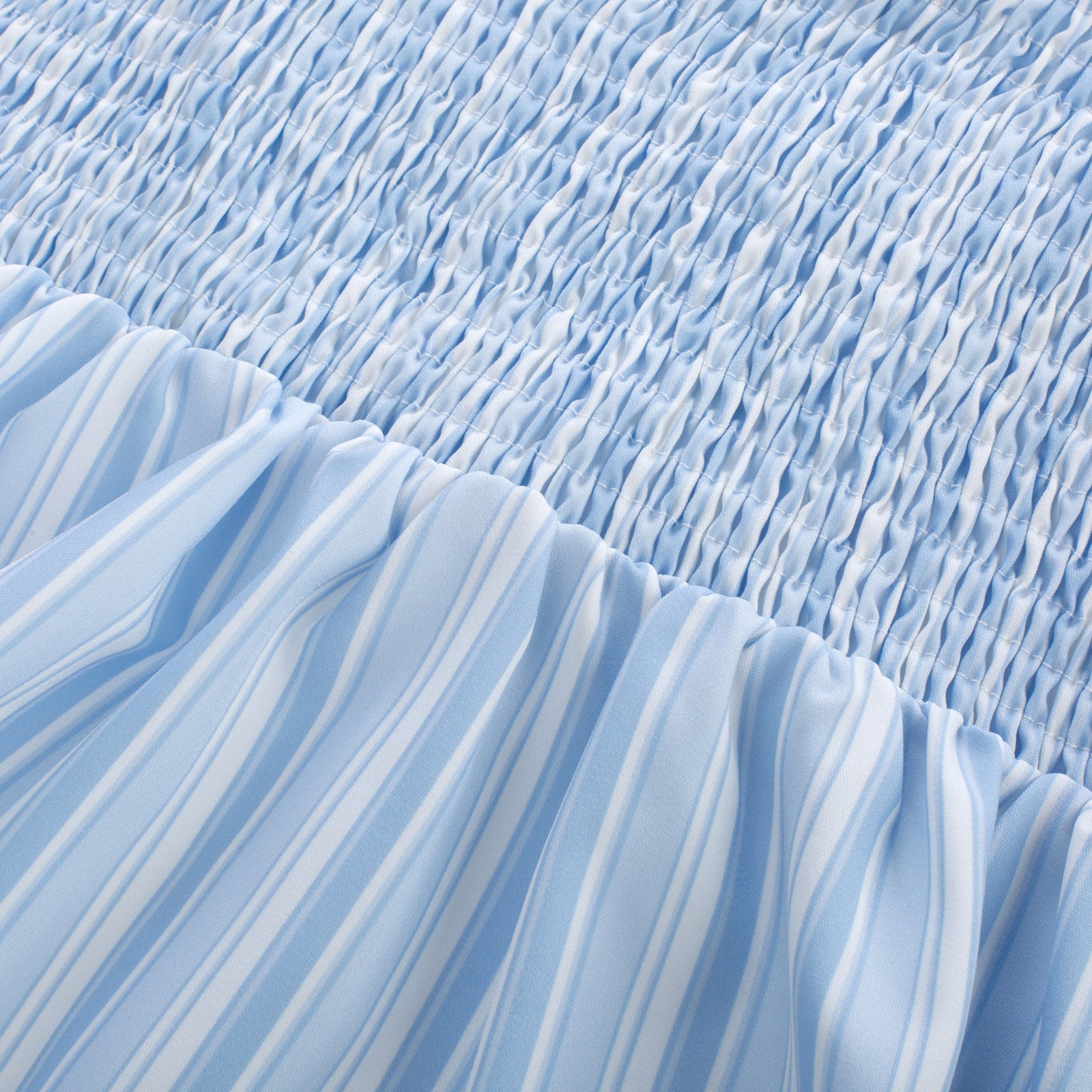 belle poque BP Women Vintage Striped Peplum Hem Tops Sleeveless Square Neck A-Line Tops