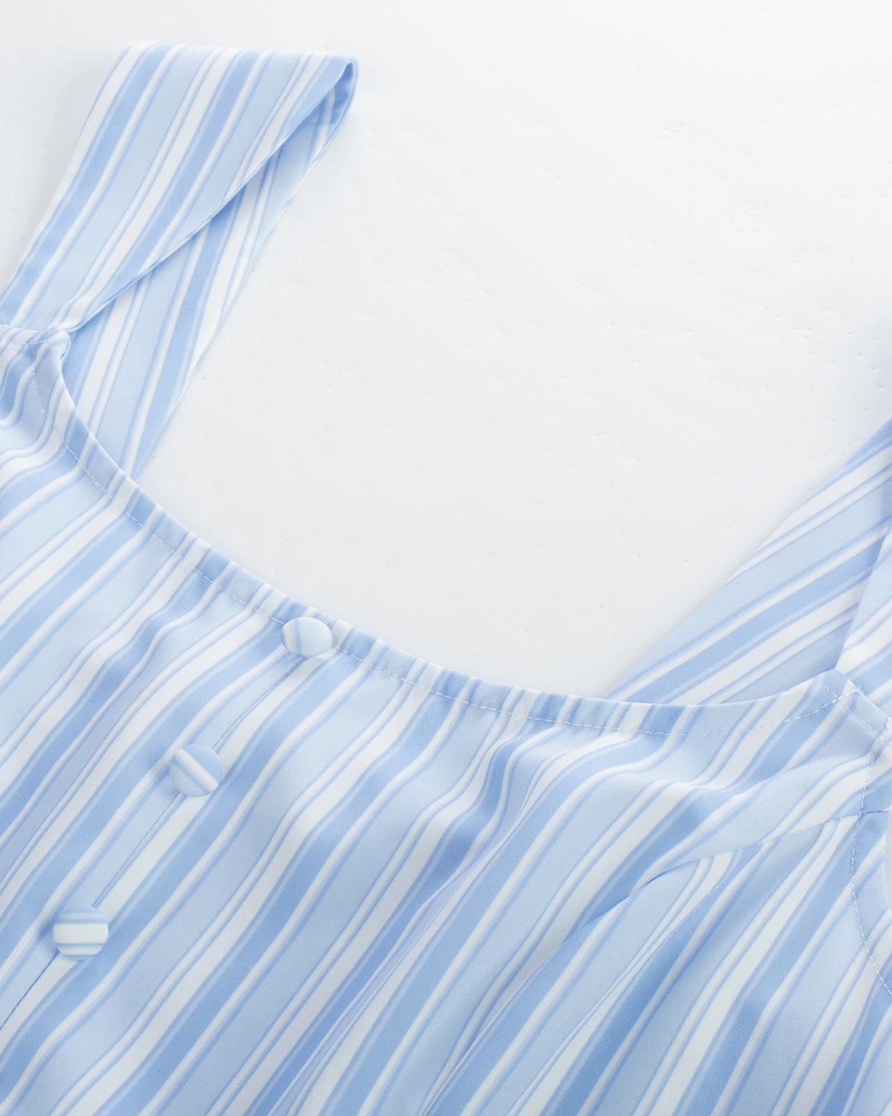 belle poque BP Women Vintage Striped Peplum Hem Tops Sleeveless Square Neck A-Line Tops