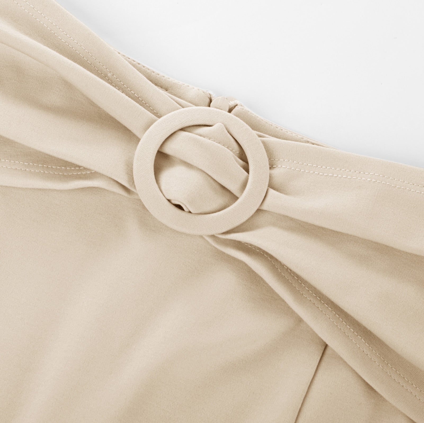 belle poque BP Women Vintage Front Slit Skirt Elastic Waist Mermaid Hem Bodycon Skirt