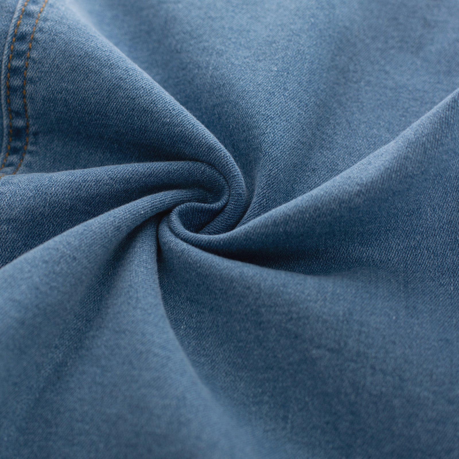 belle poque Denim Skirt with Belt Knee Length High Waisted Jean Skirts for Women