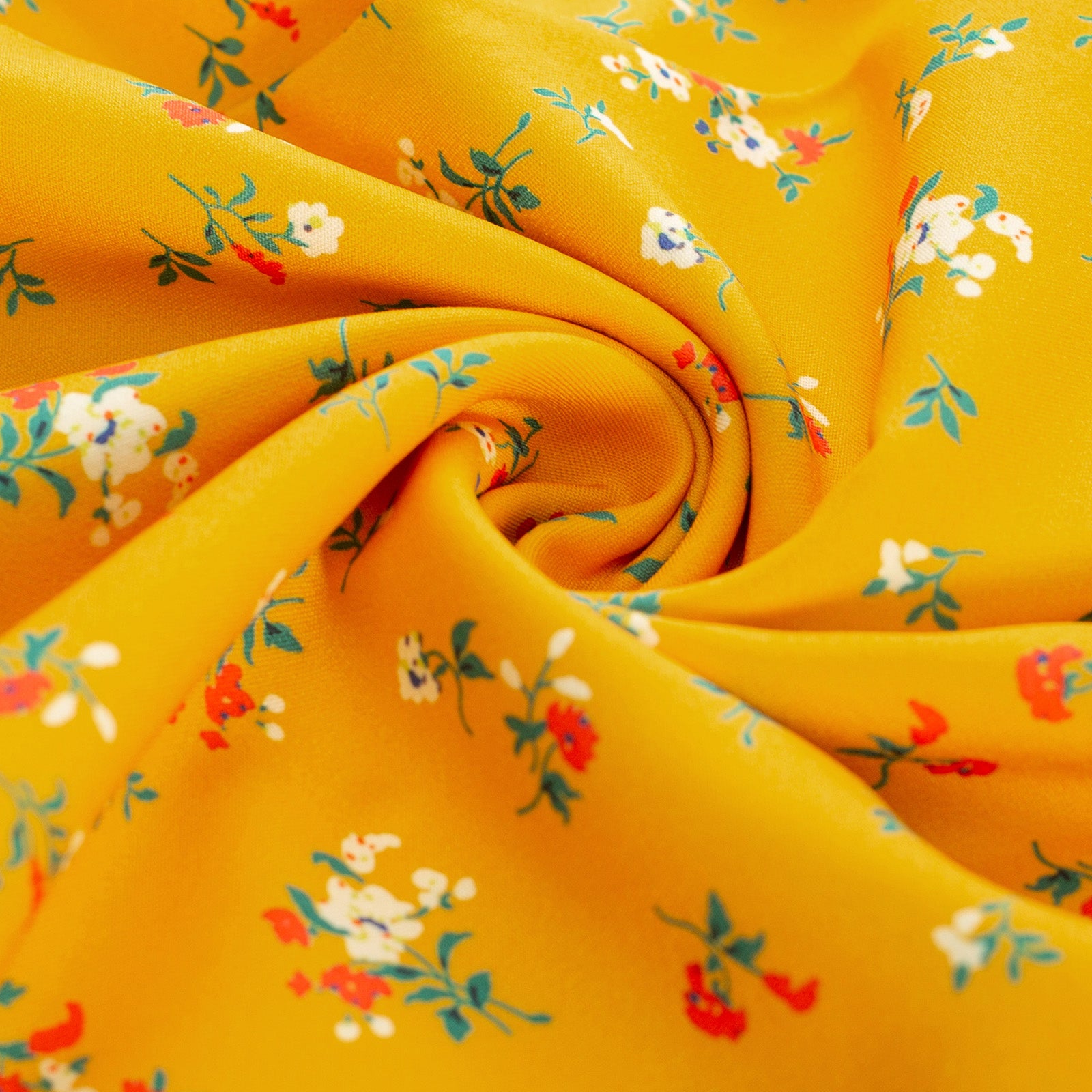 belle poque Vintage Daisy Flower Print Cottagecore Cocktail Dresses Square Neck Puff Sleeve Dress with Pockets