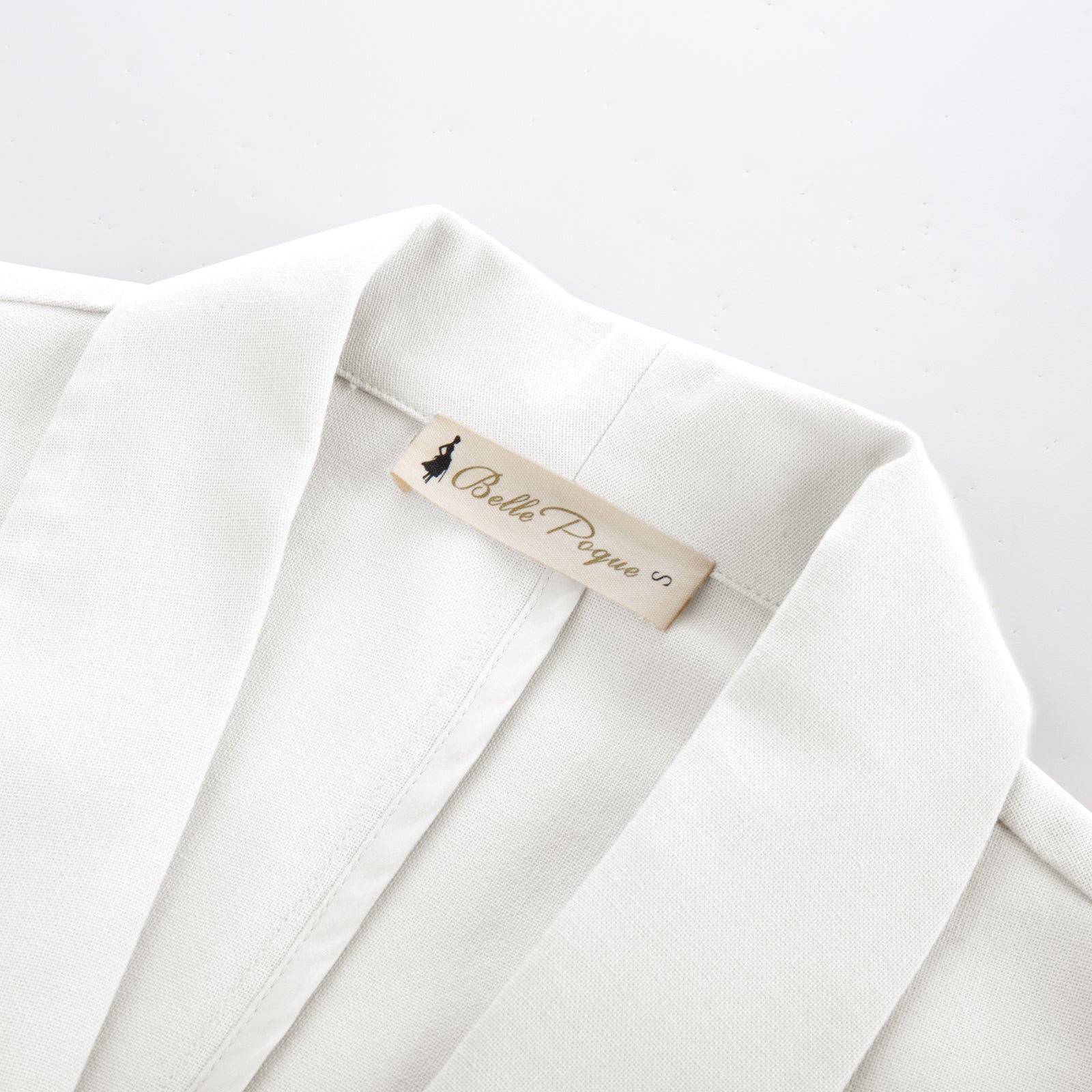 belle poque BP Women Vintage Shawl Lapel Blazer Coat OL One-Button Back Slit Suit Coat