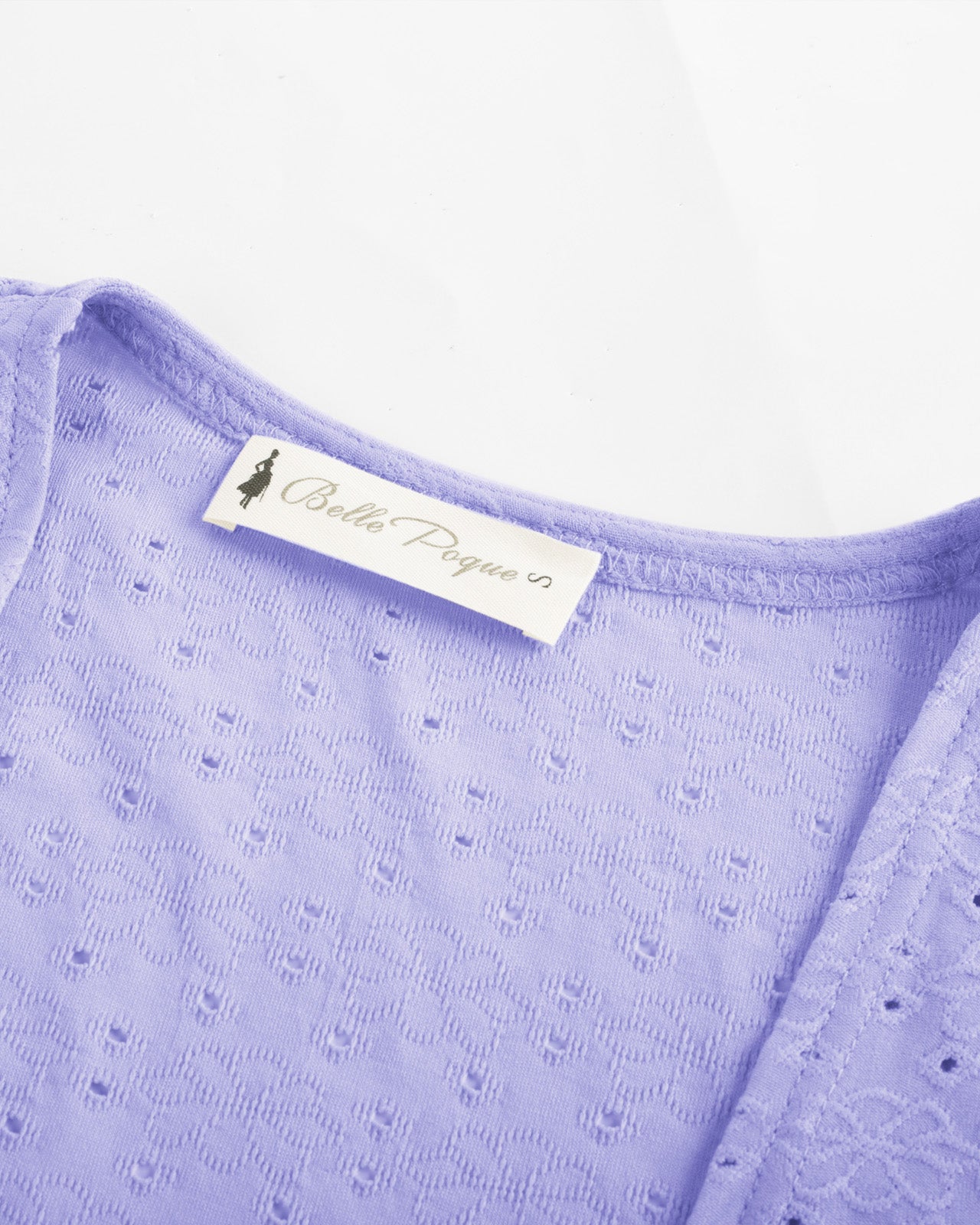 belle poque Women Vintage Hollowed-out Shrug Ruched Short Sleeve Open Front Tops