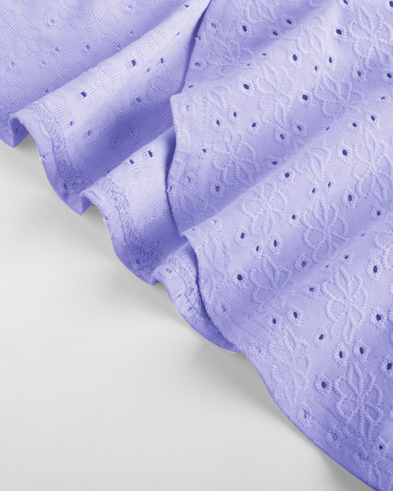 belle poque Women Vintage Hollowed-out Shrug Ruched Short Sleeve Open Front Tops