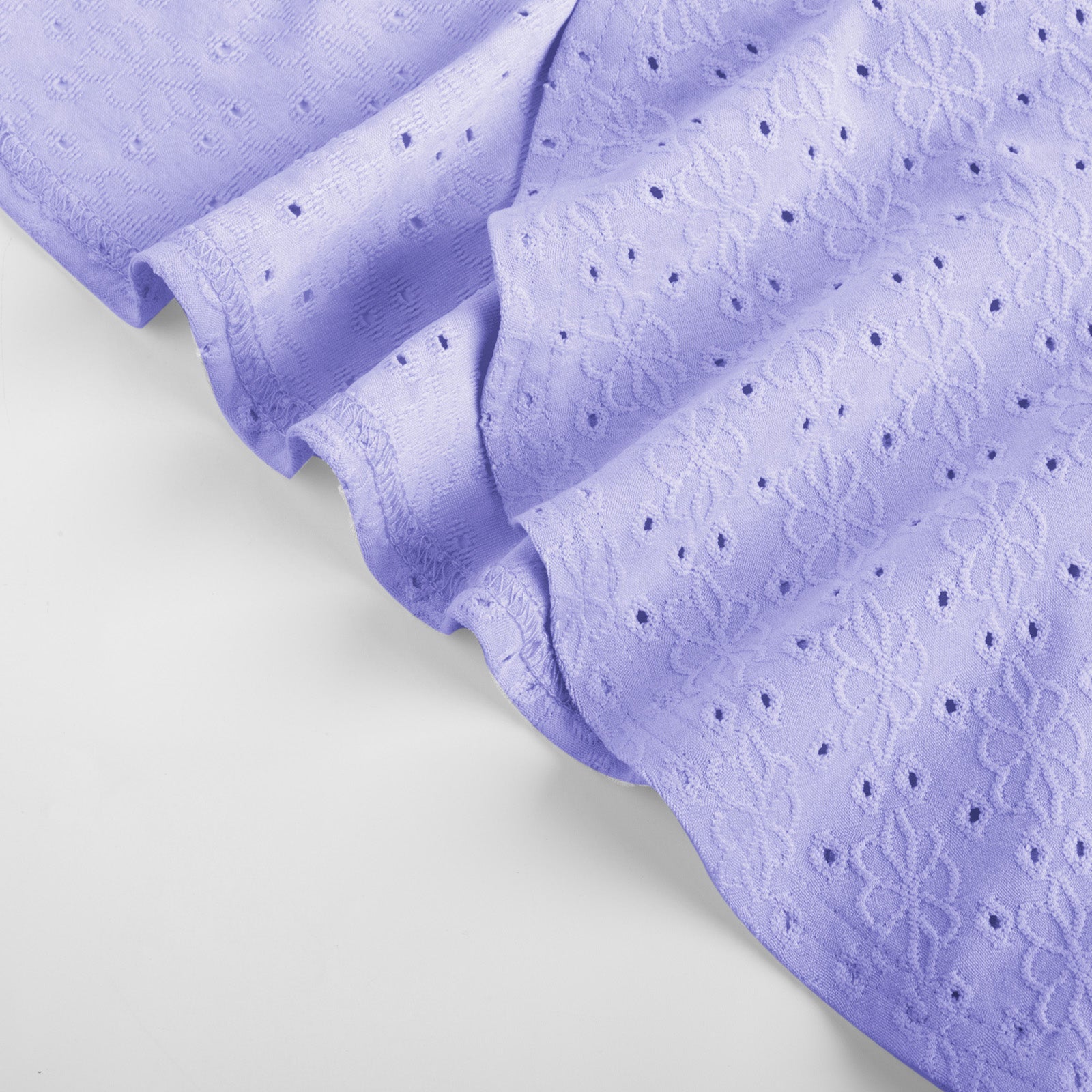 belle poque Women Vintage Hollowed-out Shrug Ruched Short Sleeve Open Front Tops