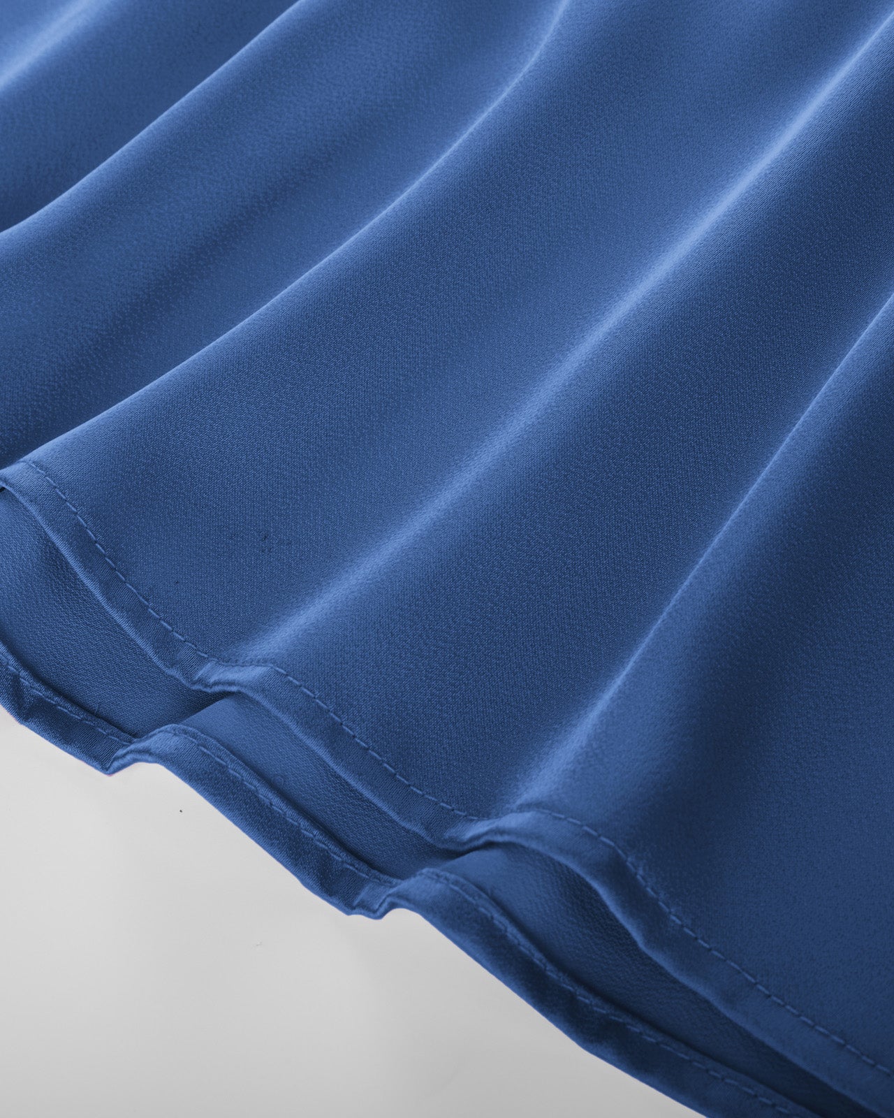 belle poque Vintage Elastic Waist Blouse Long Sleeve Lapel V-Neck Pullover Tops