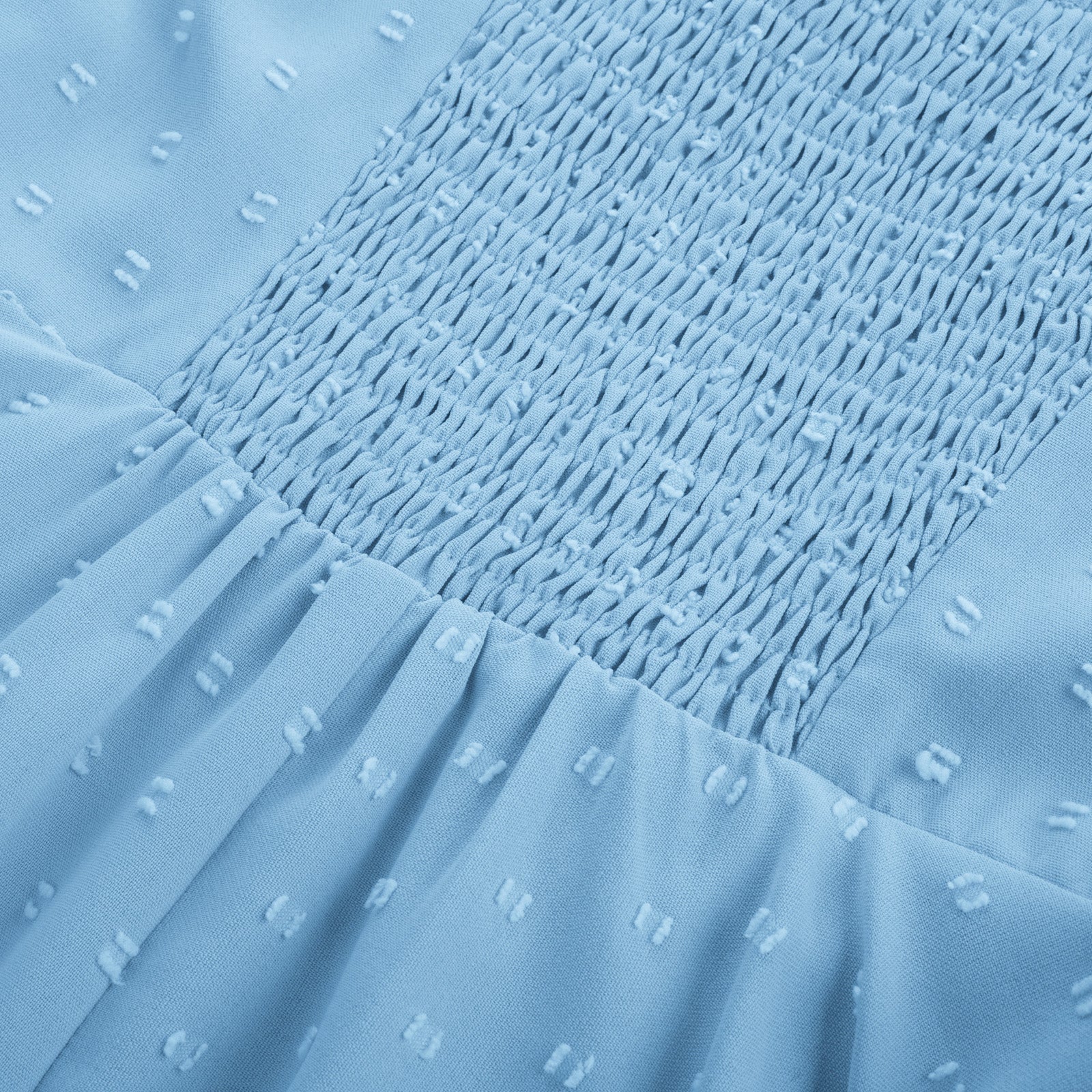 belle poque BP Women Vintage Swiss Dots Dress Spaghetti Straps Flared A-Line Dress