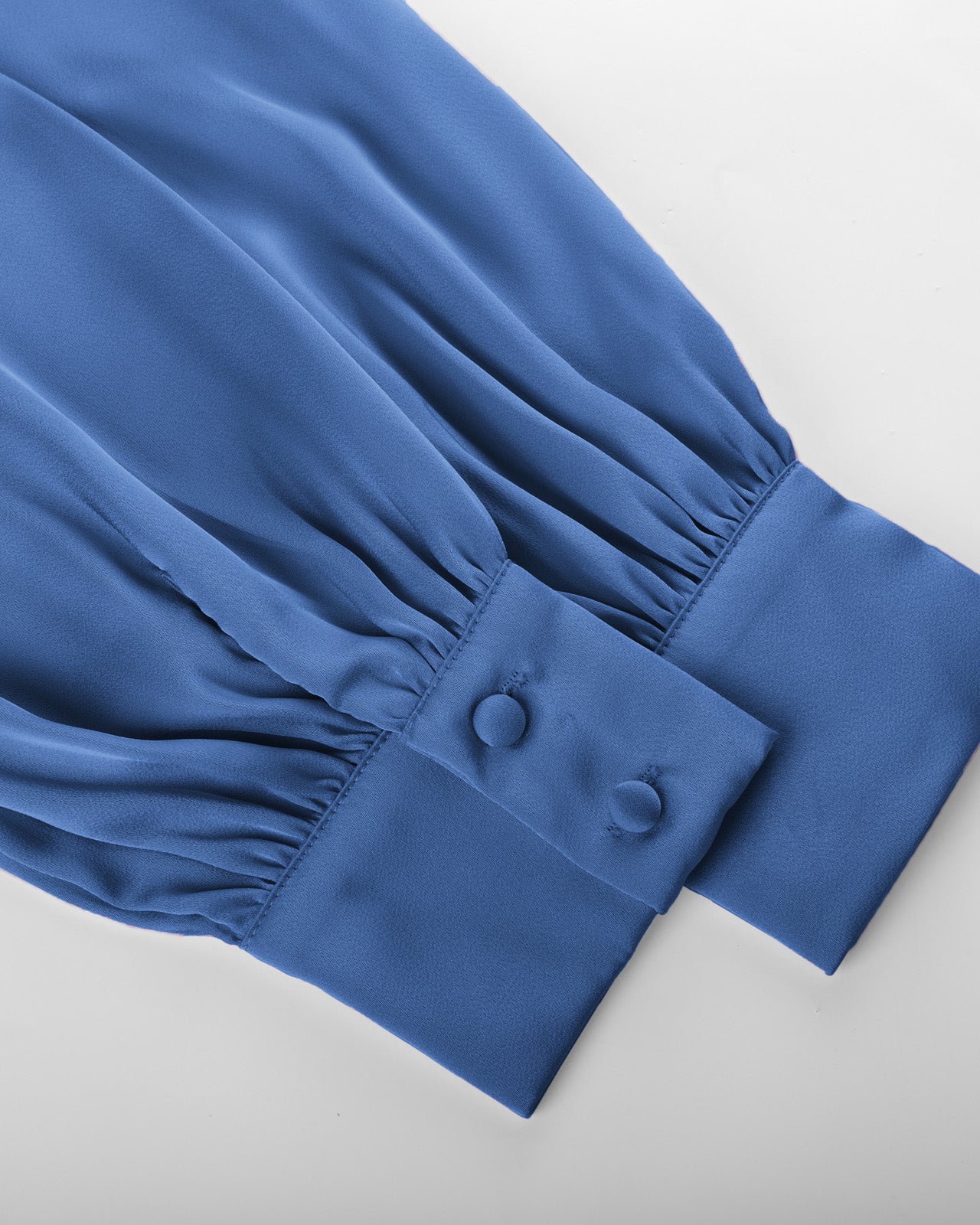 belle poque Vintage Elastic Waist Blouse Long Sleeve Lapel V-Neck Pullover Tops