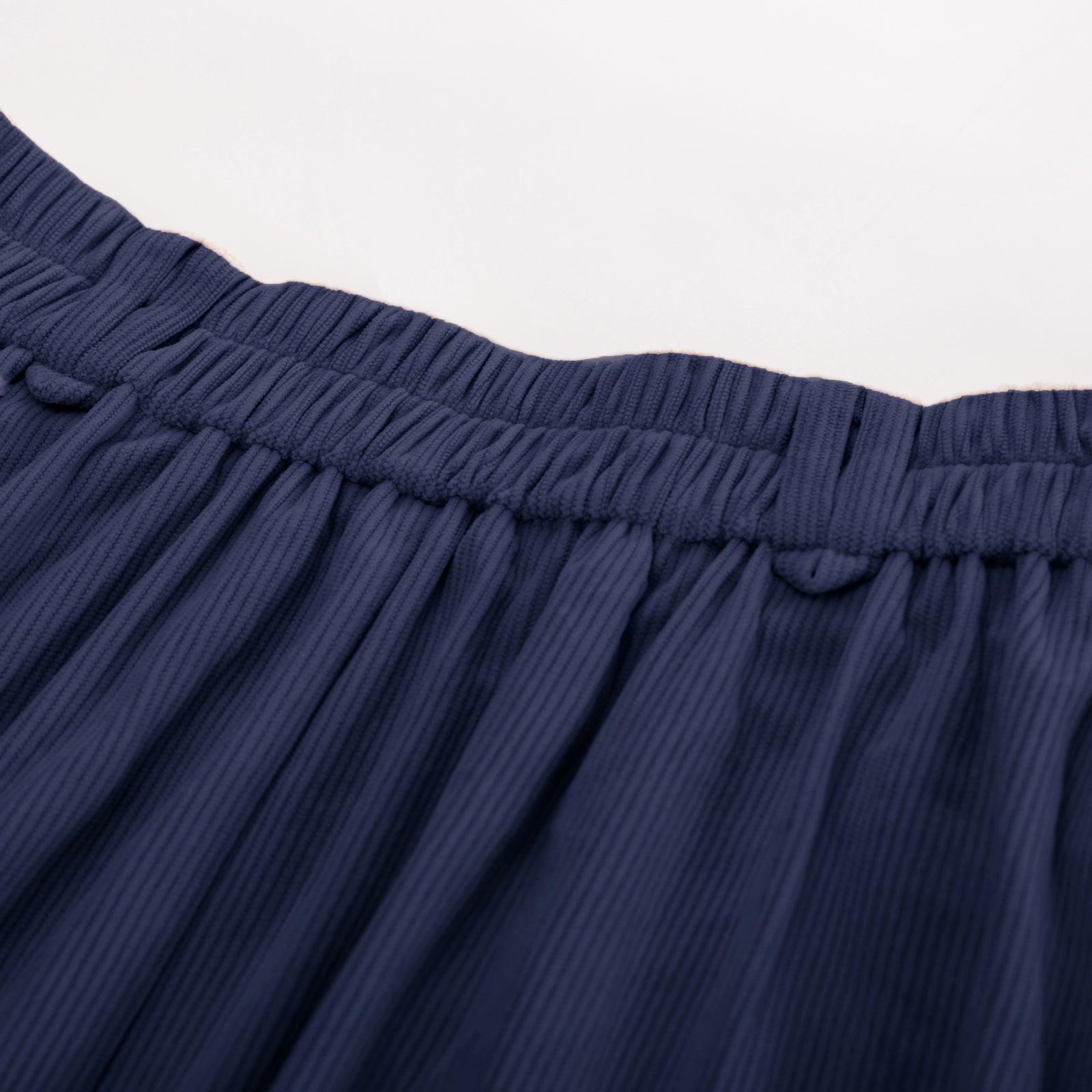 belle poque Vintage Swing Skirt Elastic Waist Flared A-Line Mid-Calf Skirt