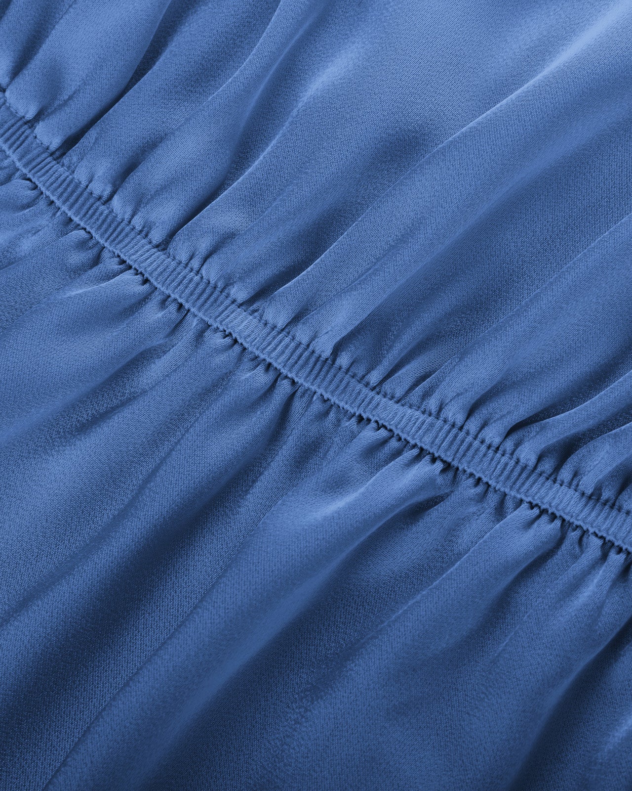 belle poque Vintage Elastic Waist Blouse Long Sleeve Lapel V-Neck Pullover Tops