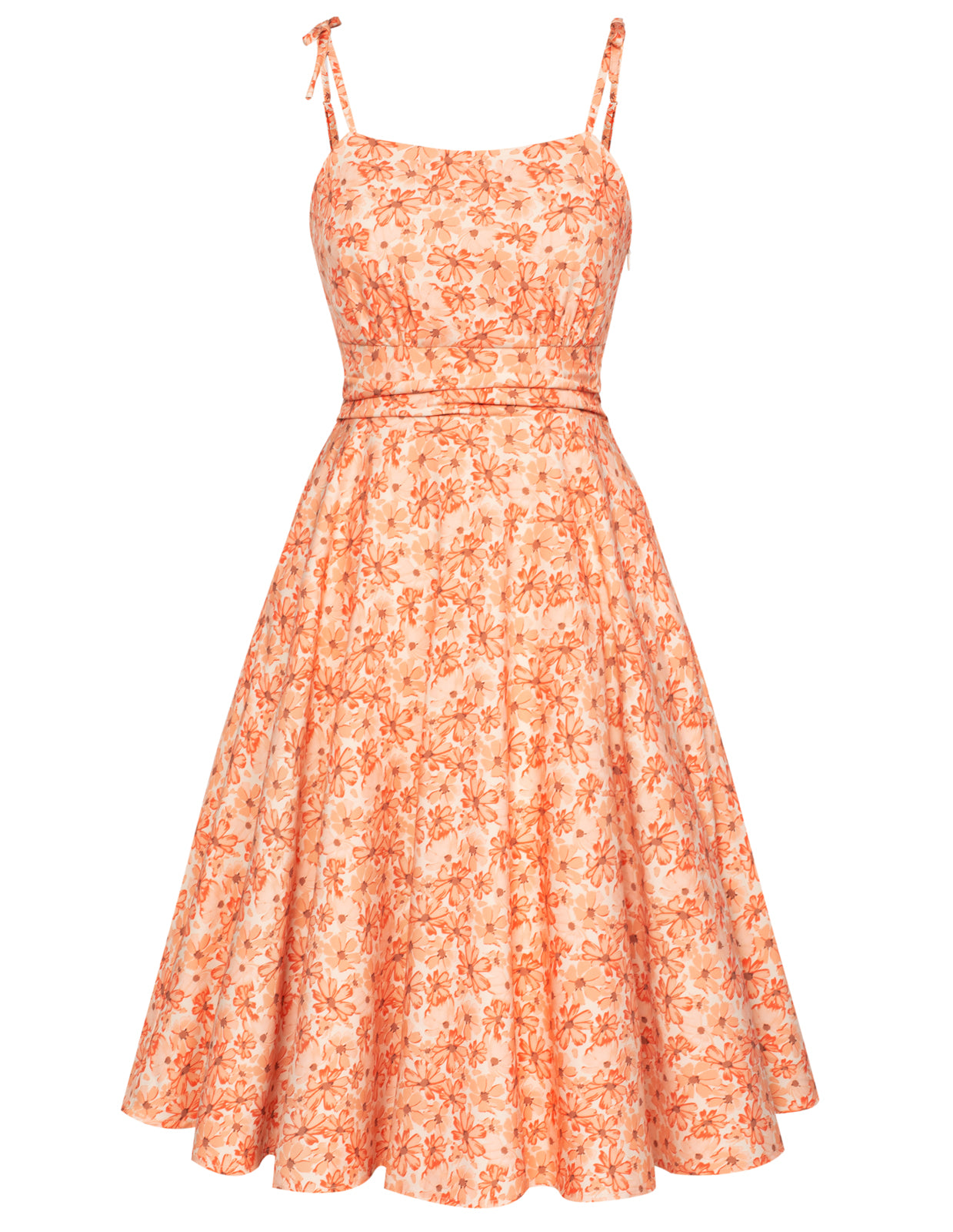 belle poque 2025 Summer Dresses for Women Midi Sun Dress Cute Casual Dress with Pockets Floral