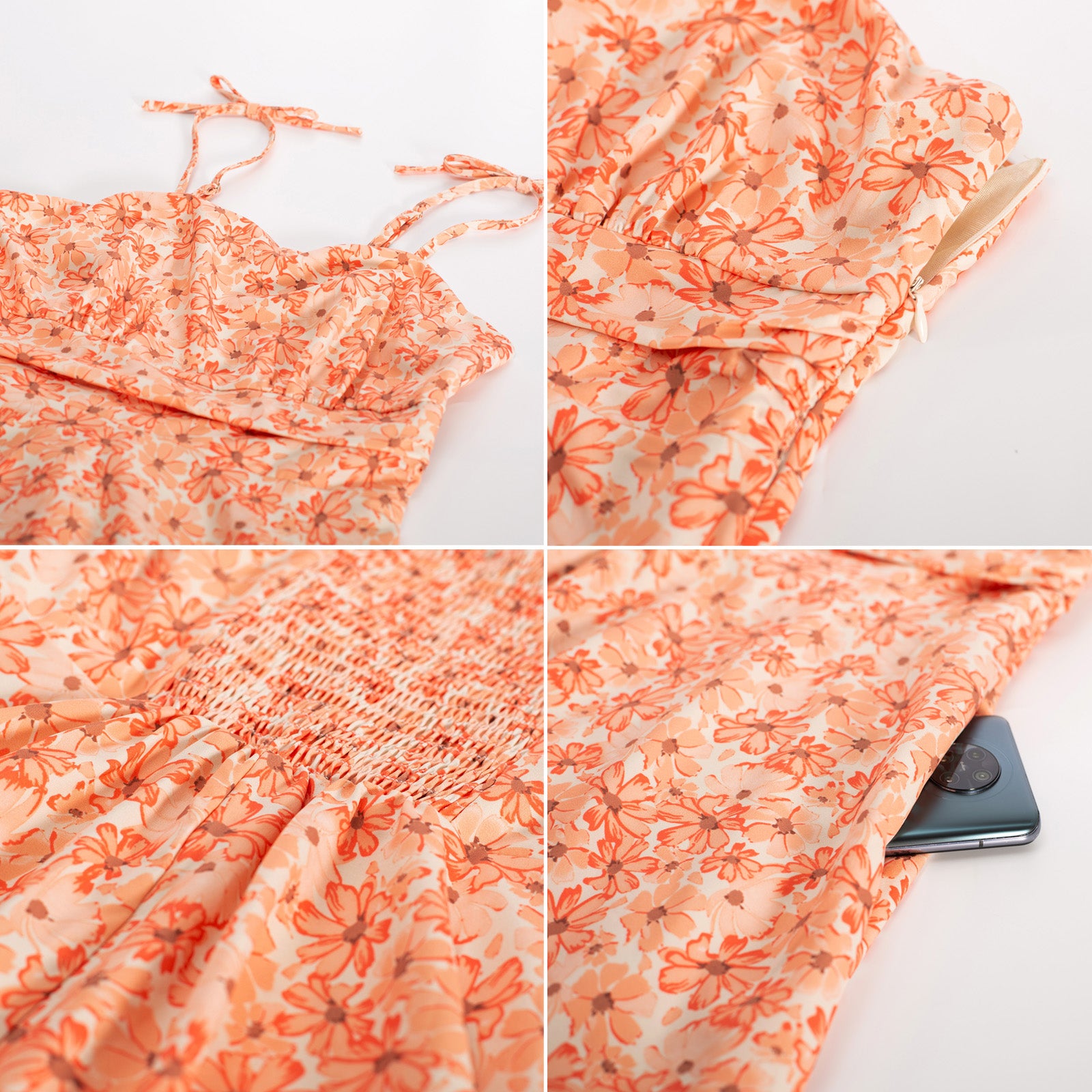 belle poque 2025 Summer Dresses for Women Midi Sun Dress Cute Casual Dress with Pockets