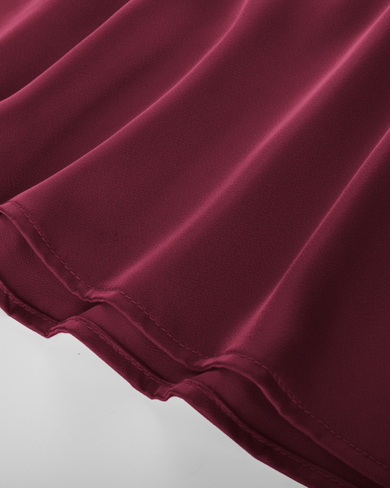 belle poque Vintage Elastic Waist Blouse Long Sleeve Lapel V-Neck Pullover Tops