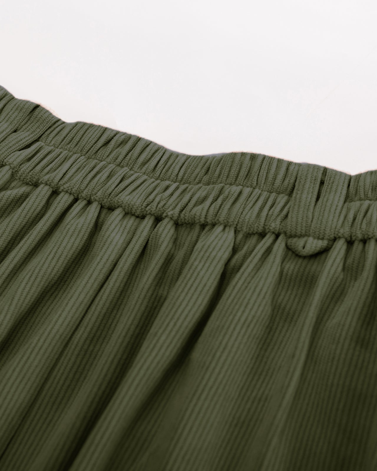 belle poque Vintage Swing Skirt Elastic Waist Flared A-Line Mid-Calf Skirt