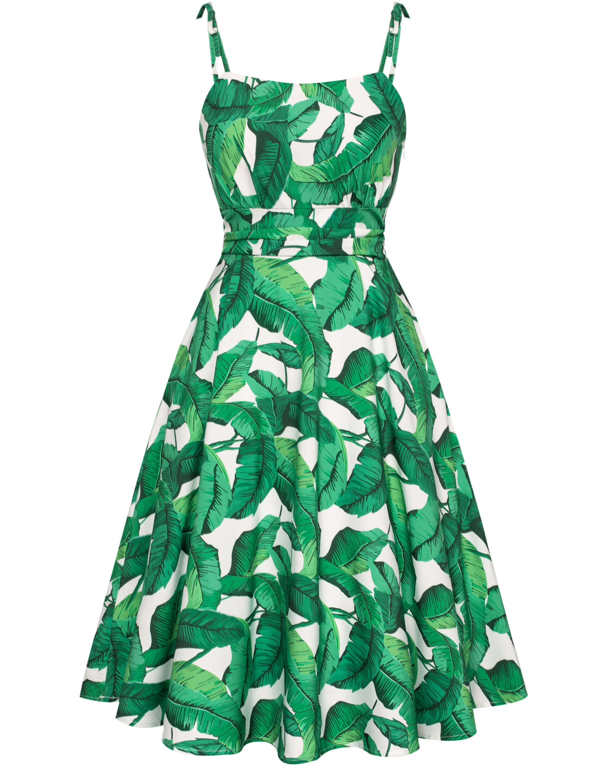 belle poque Summer Slip Dresses for Women Spaghetti Strap Midi Sun Dress Cute Casual Dress with Pockets Leaf