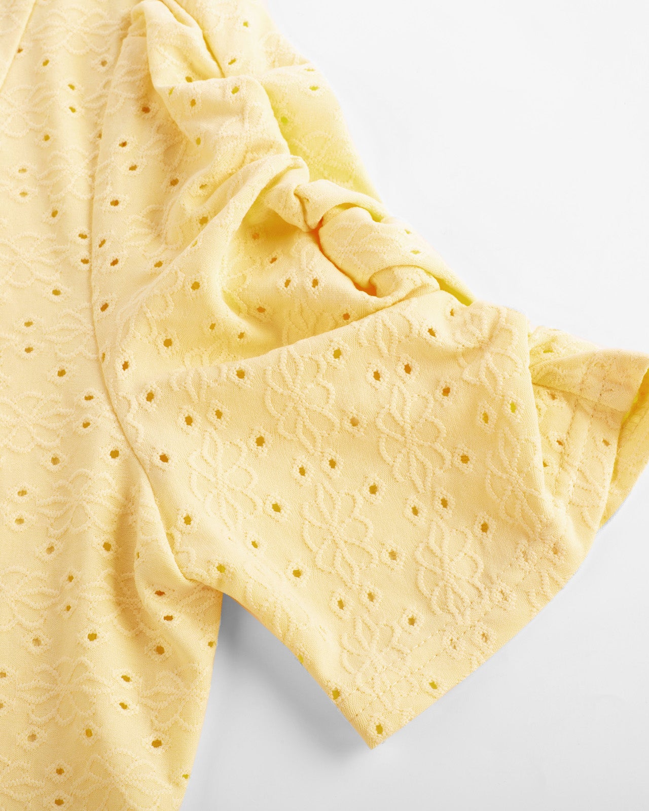 belle poque Women Vintage Hollowed-out Shrug Ruched Short Sleeve Open Front Tops