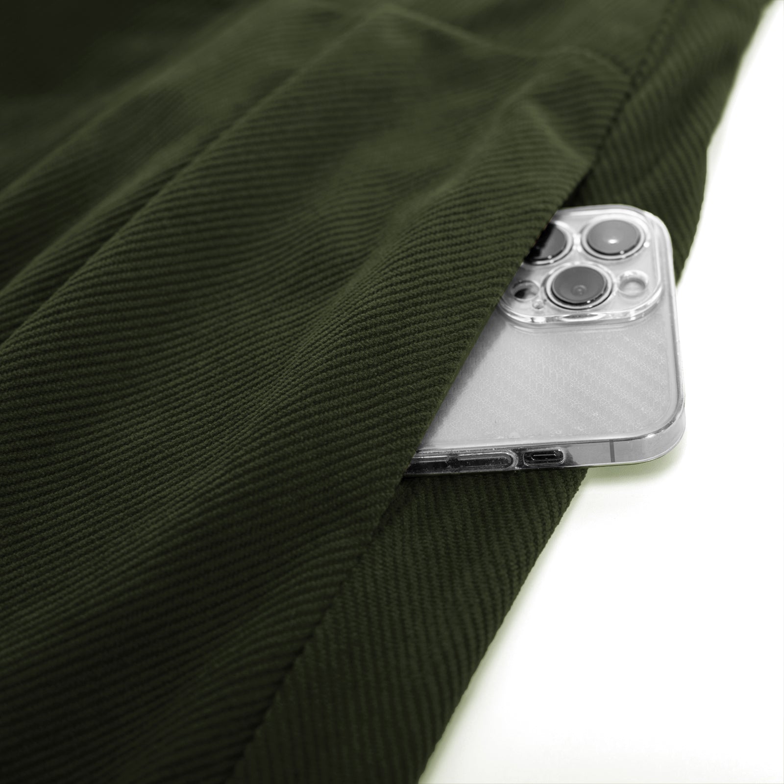 belle poque Vintage Corduroy Skirt Elastic High Waist Buttons Decorated Swing Skirt with Pockets