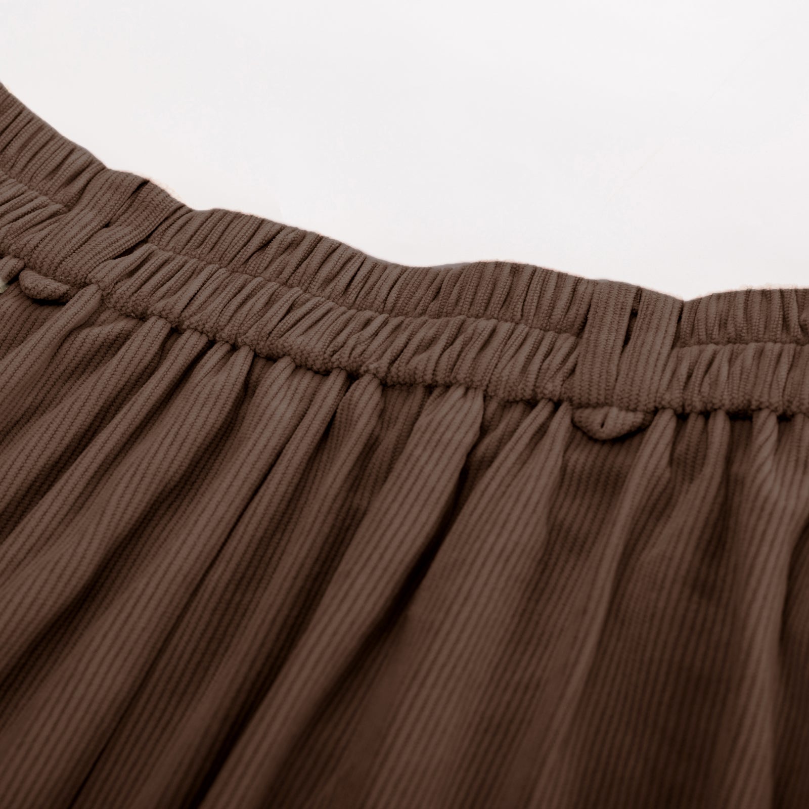 belle poque Vintage Swing Skirt Elastic Waist Flared A-Line Mid-Calf Skirt