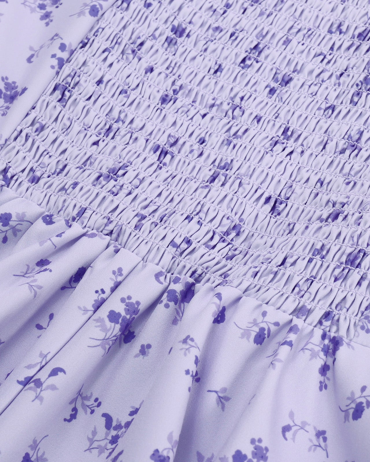 belle poque Vintage Daisy Flower Print Cottagecore Cocktail Dresses Square Neck Puff Sleeve Dress with Pockets