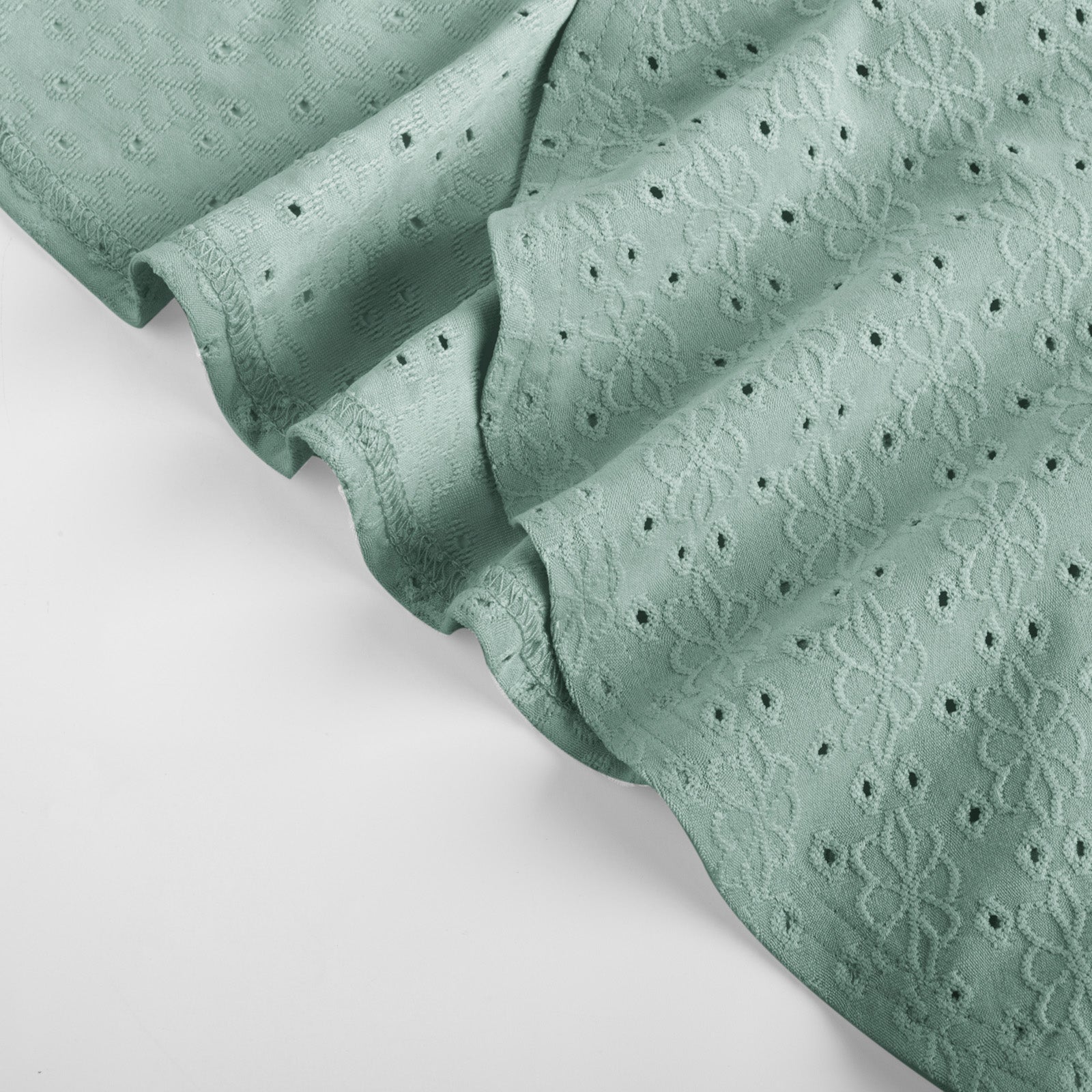 belle poque Women Vintage Hollowed-out Shrug Ruched Short Sleeve Open Front Tops