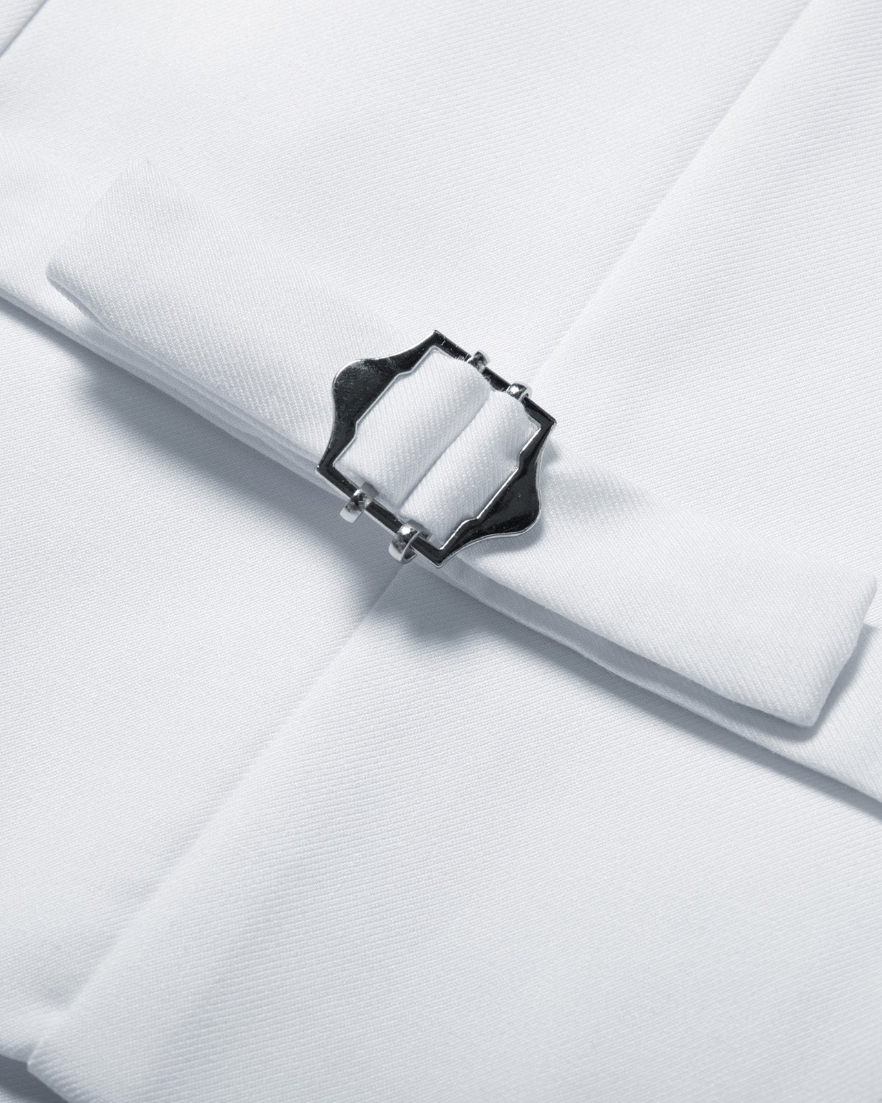 belle poque Vintage Oblique Placket Vest Coat V-Neck Handkerchief Hem Waistcoat