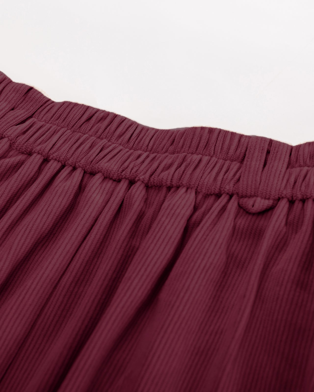 belle poque Vintage Swing Skirt Elastic Waist Flared A-Line Mid-Calf Skirt