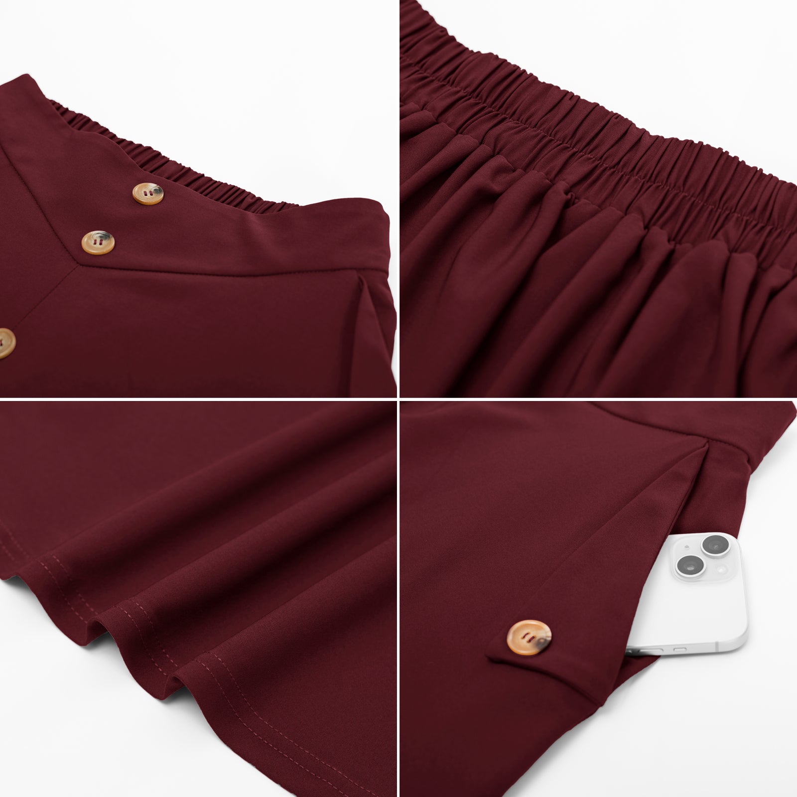 belle poque Vintage A-Line Skirt Midi Skirt Casual Skirt High Waisted Midi Party Skirt Basic A-Line Skirt