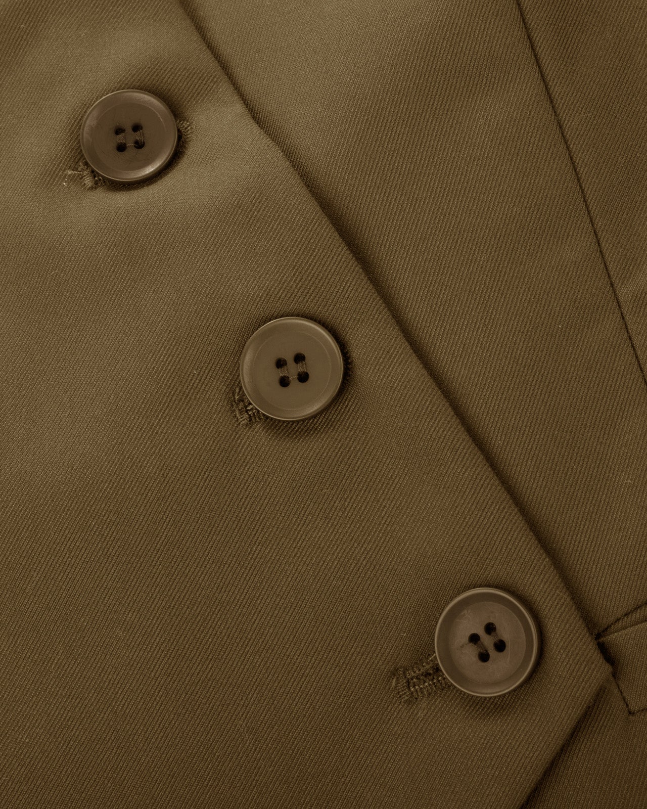 belle poque Vintage Oblique Placket Vest Coat V-Neck Handkerchief Hem Waistcoat