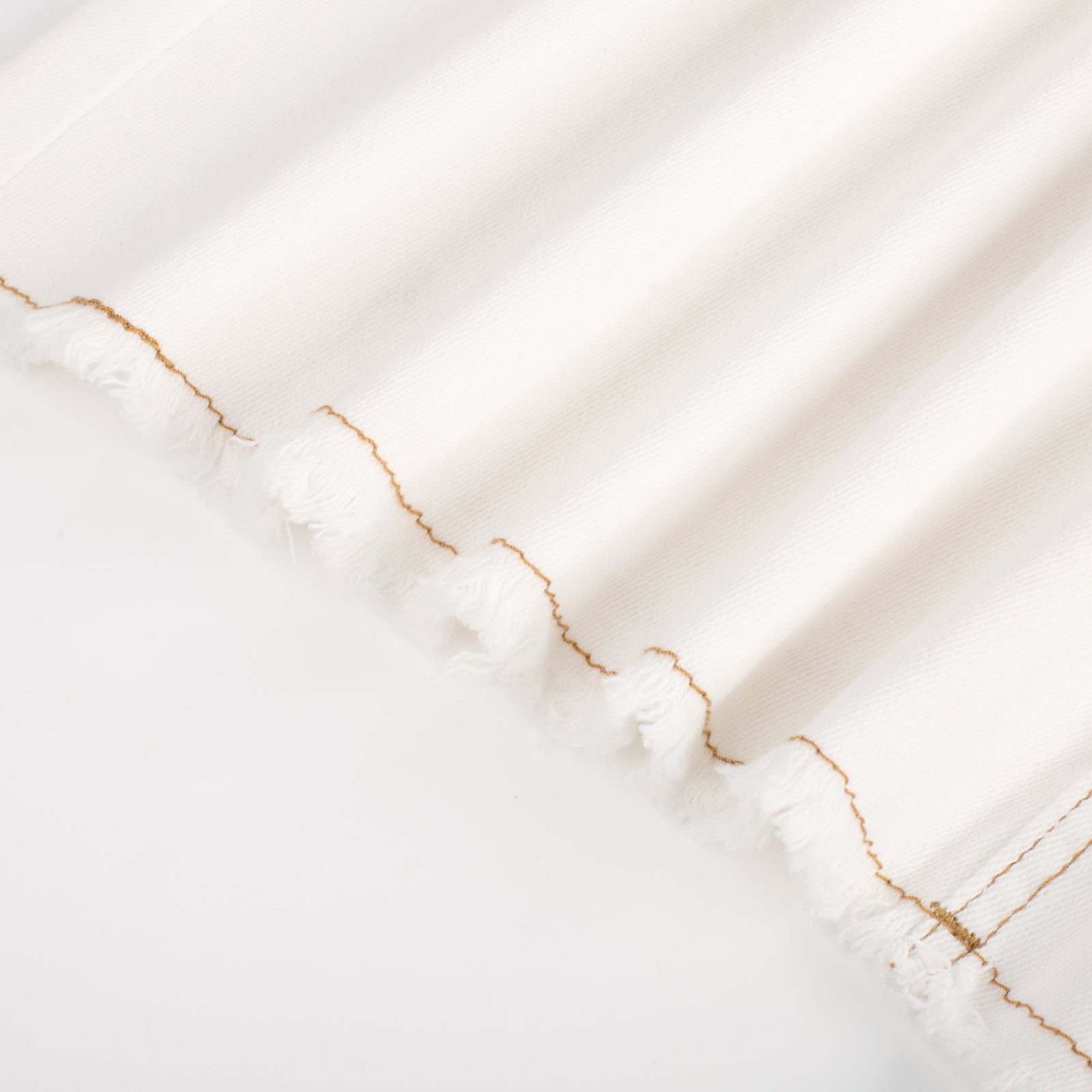 belle poque Multi-Pocket Jean Skirt Elastic High Waist Raw Hem Midi A-Line Skirt