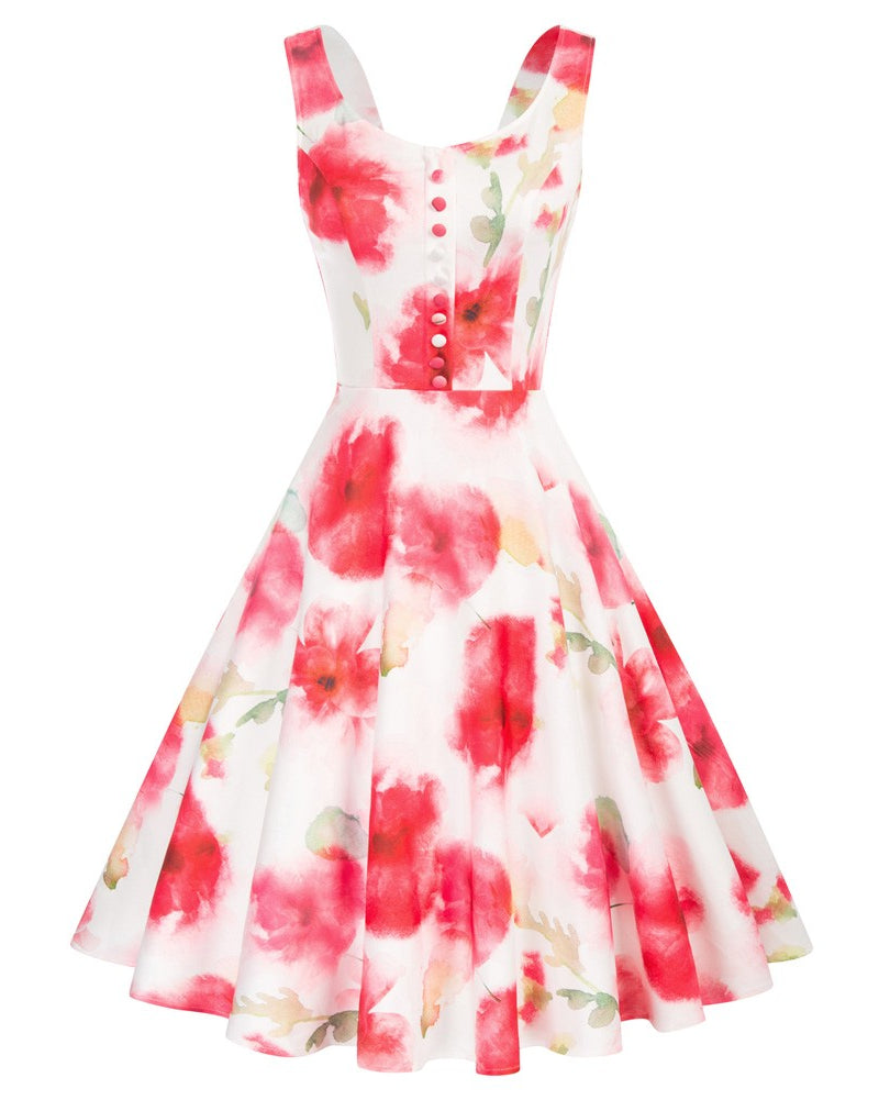 belle poque 1950s Retro Vintage Sleeveless Homecoming Dresses Cocktail Party